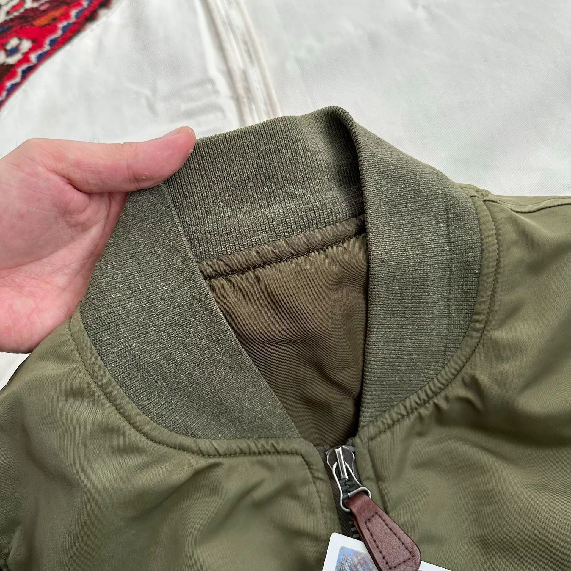 visvim 18AW MA1 Flight Jacket — label