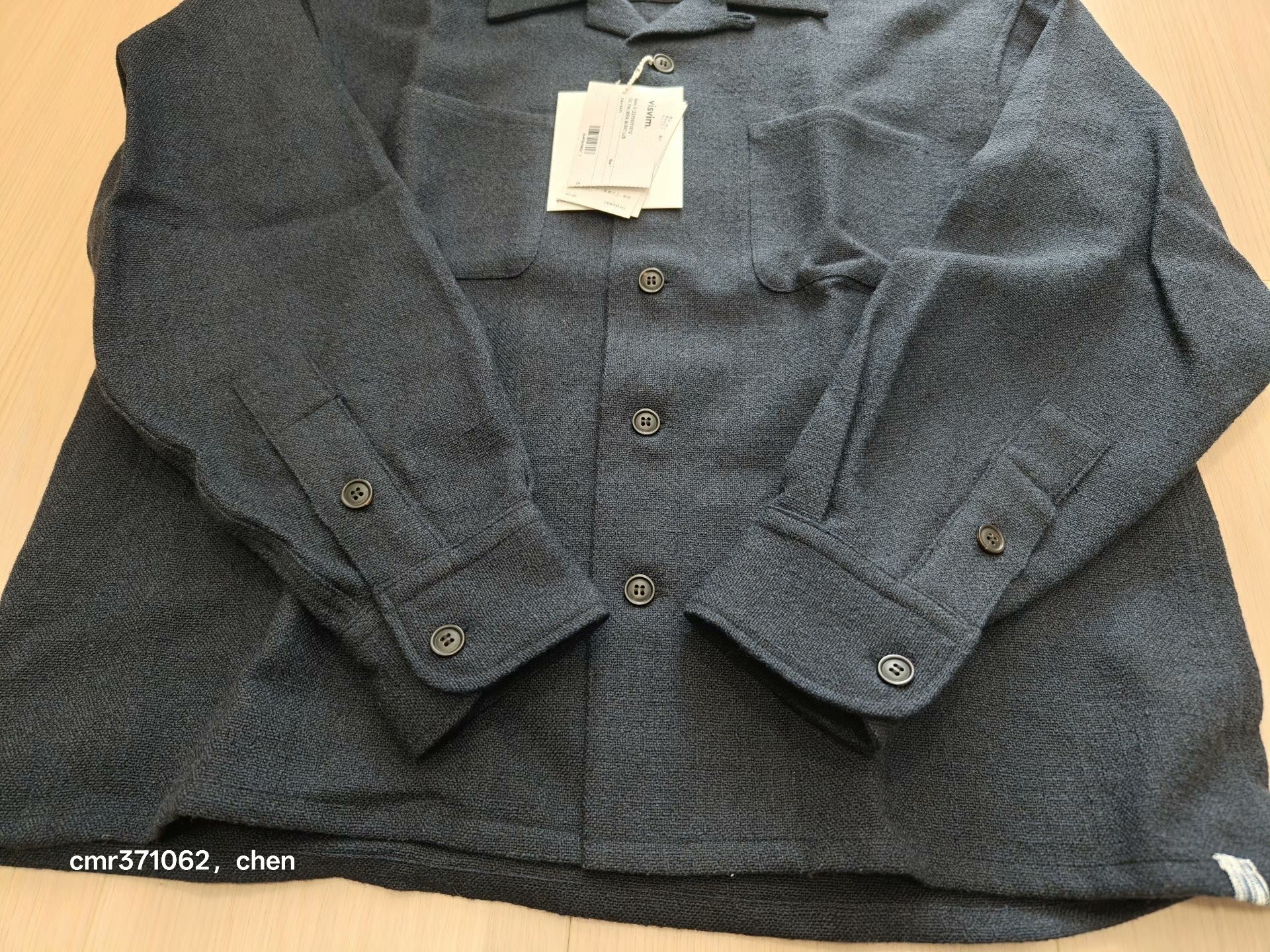 VISVIM 23AW OC PALMER L/S Shirt — back