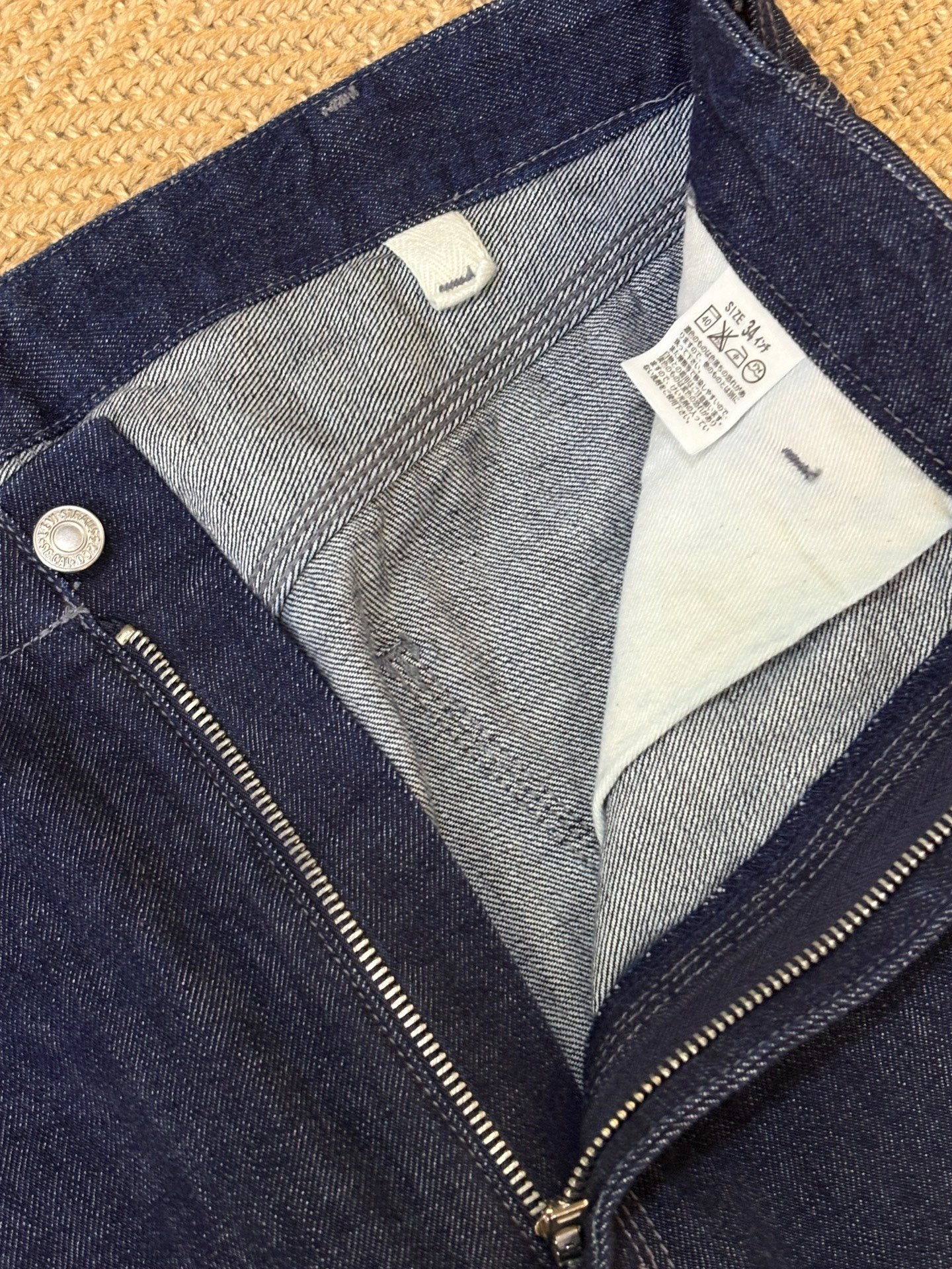 Levi's Fenom Hiroshi Fujiwara Raw Jeans — detail
