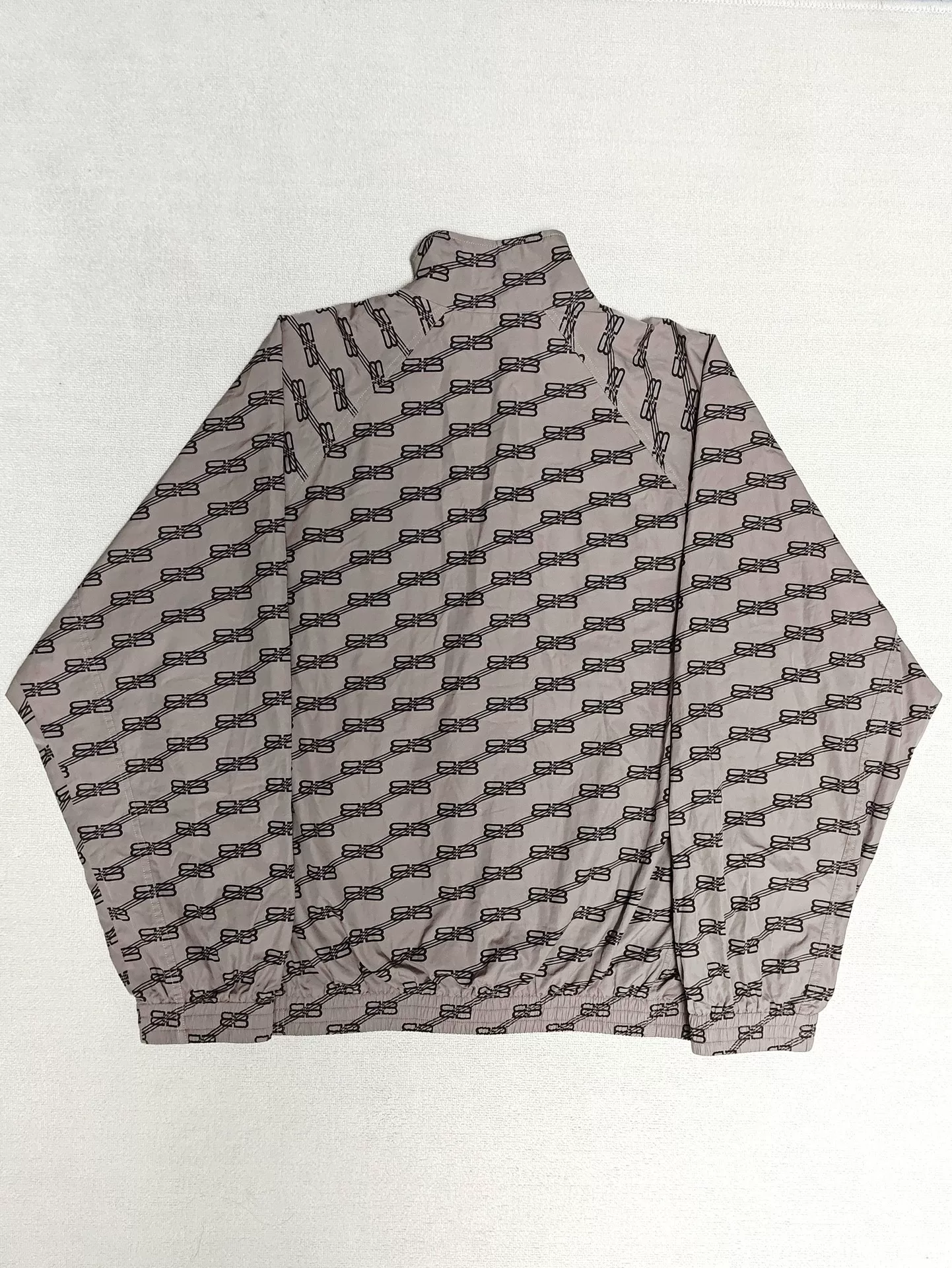 Balenciaga 22SS Monogram All-Over Print Jacket — detail