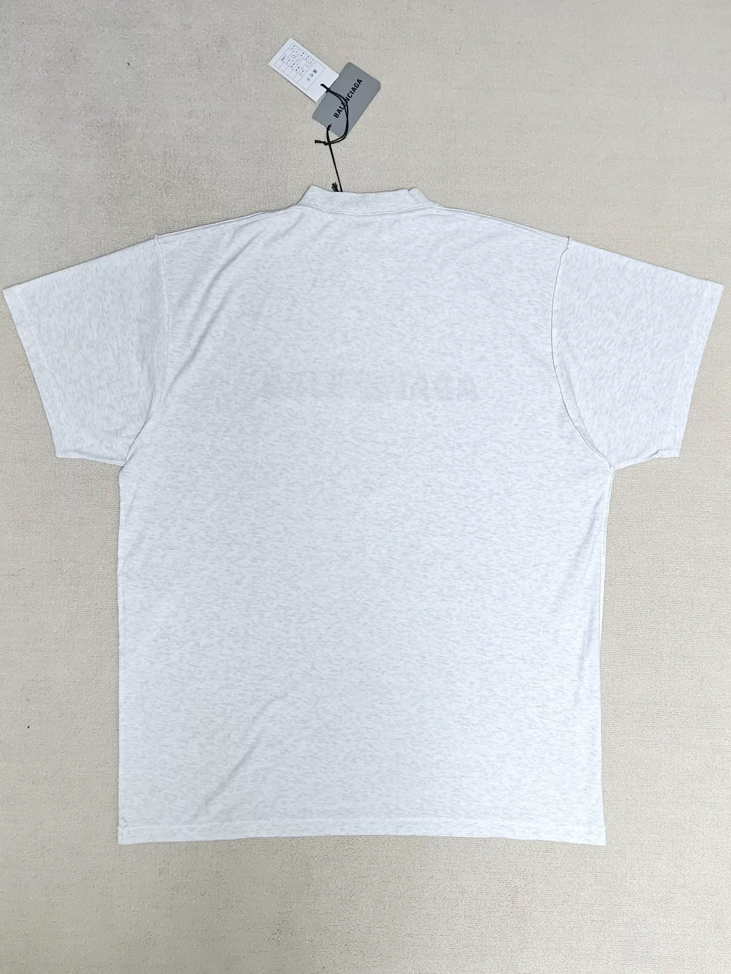 Balenciaga 24SS Mirrored Logo Double Ring T-Shirt — detail