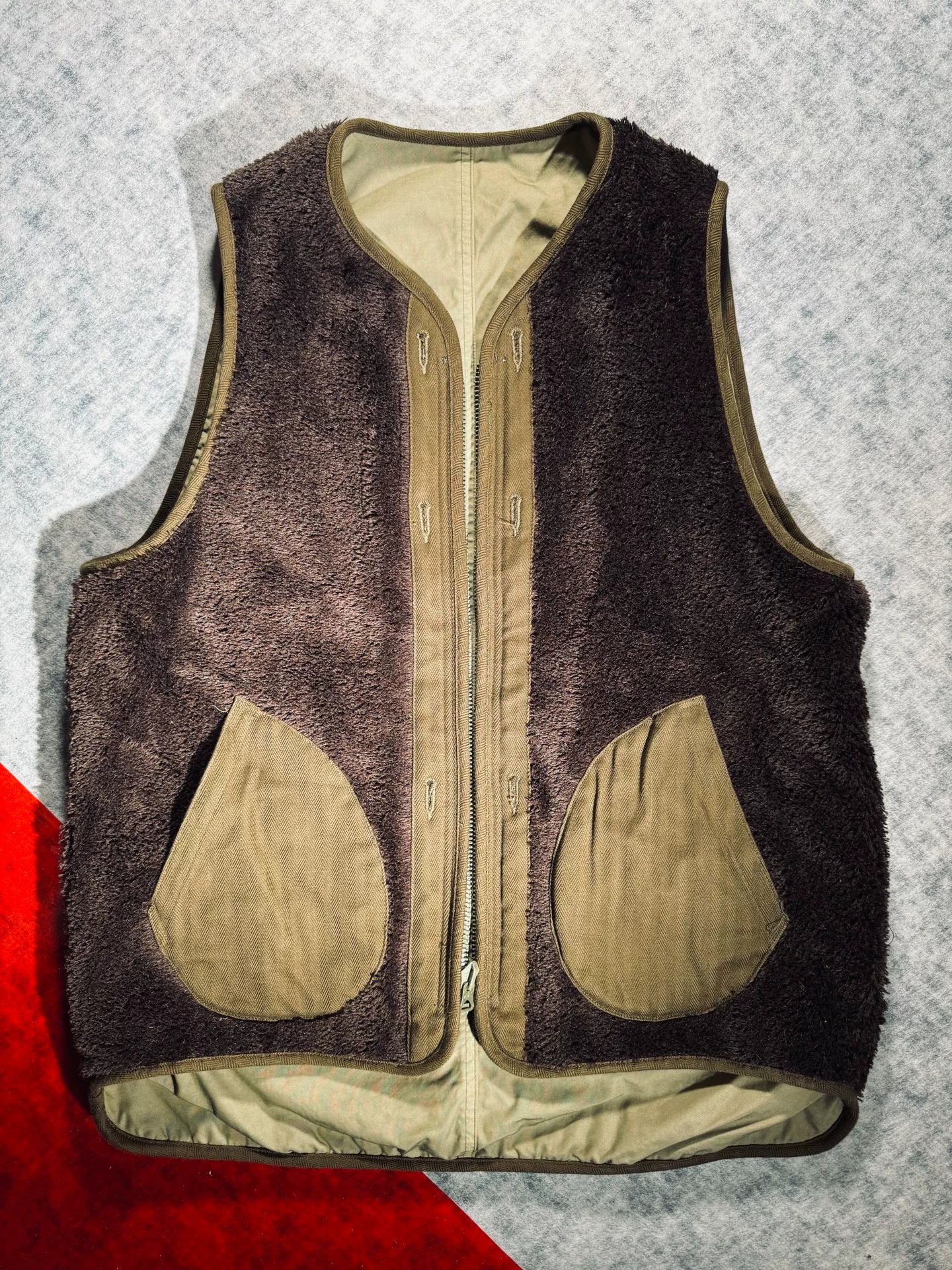 visvim Contrary Dept 21AW Liner Vest — detail