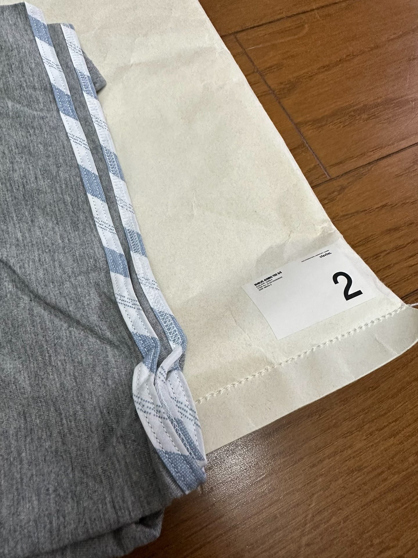 Visvim sublig jumbo tee s/s — front