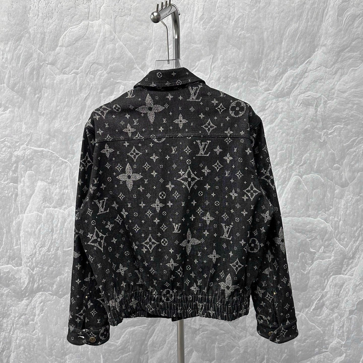 Louis Vuitton SS24 Monogram Denim Jacket — back