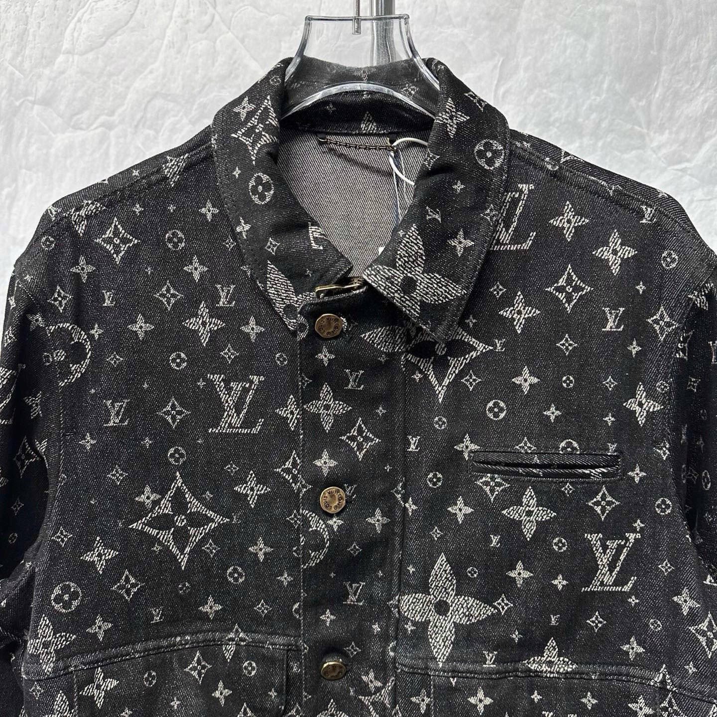 Louis Vuitton SS24 Monogram Denim Jacket — front