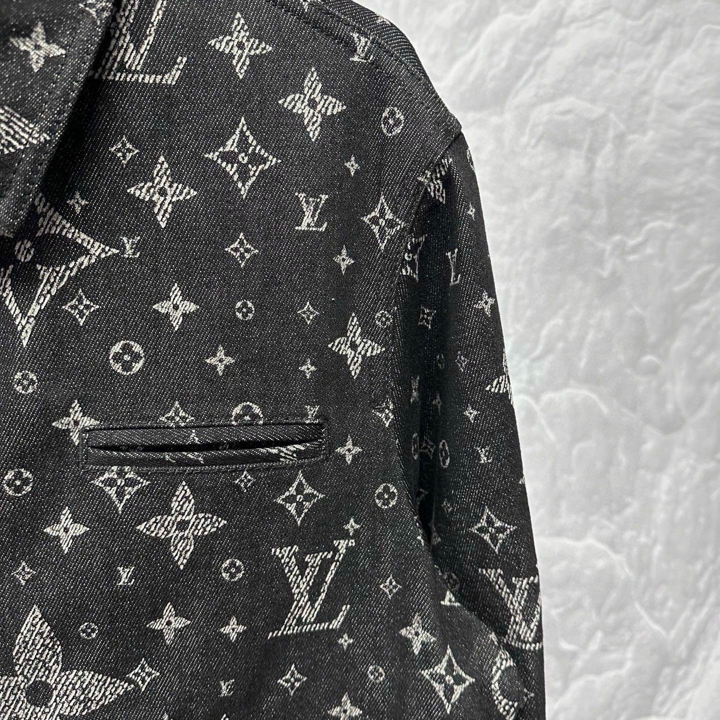 Louis Vuitton SS24 Monogram Denim Jacket — detail