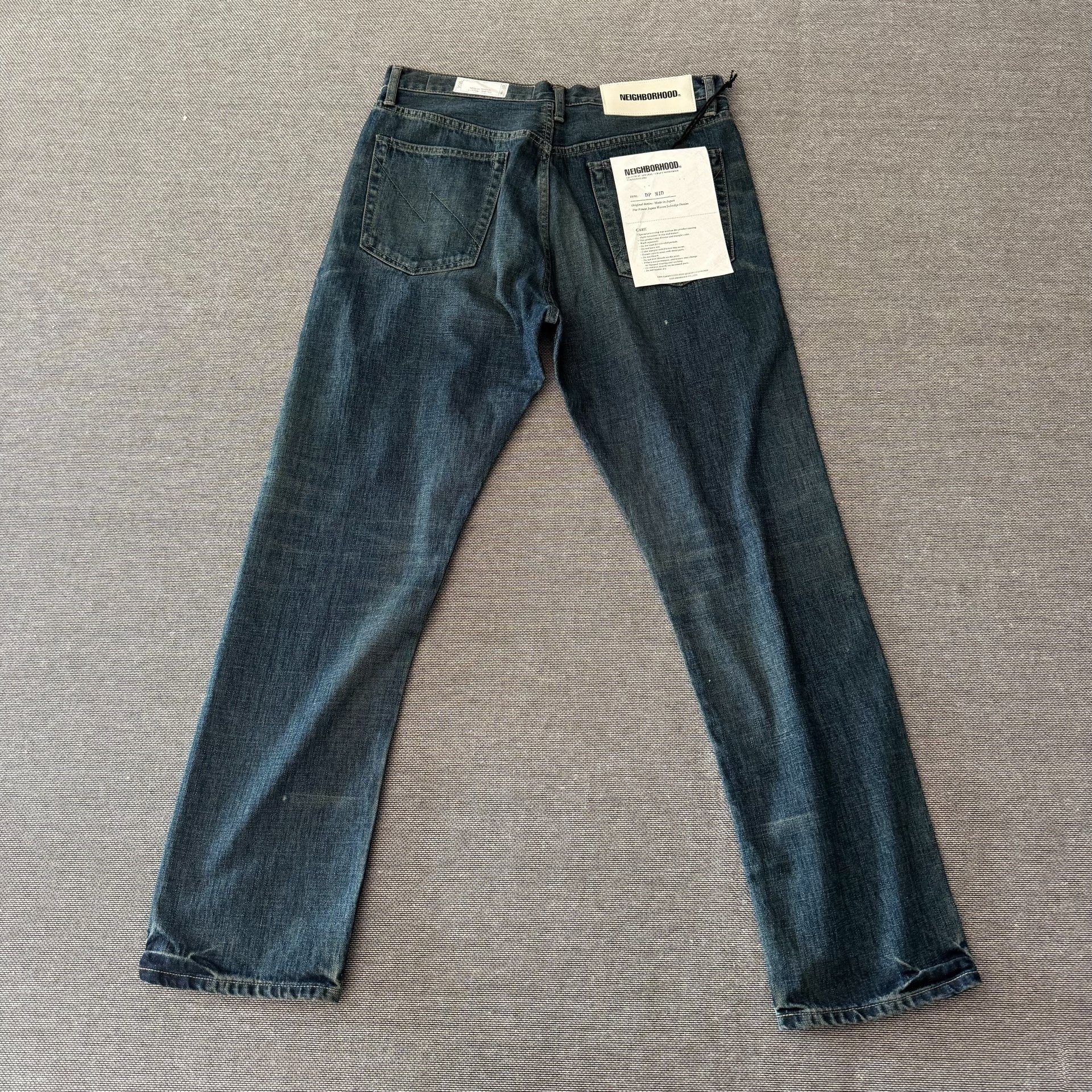Neighborhood 25AW Basic Washed Jeans — detail