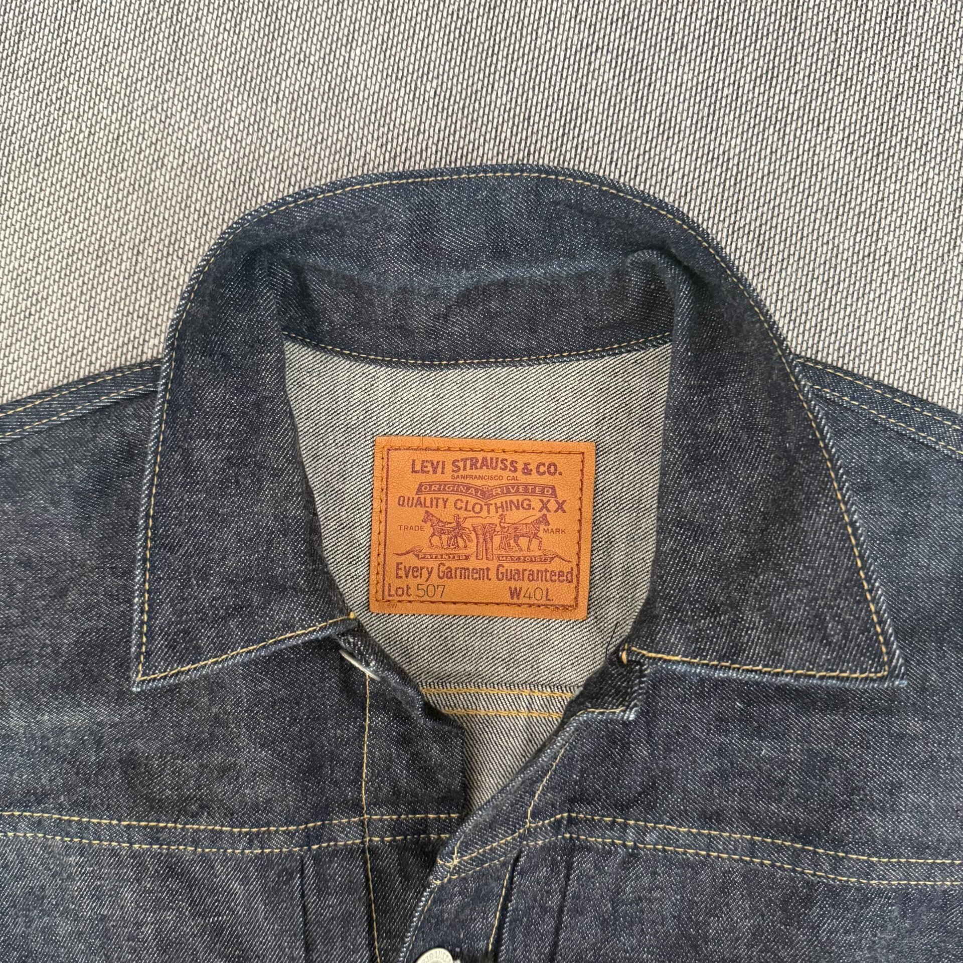 Levi's LVC507 Type2 Denim Jacket — detail