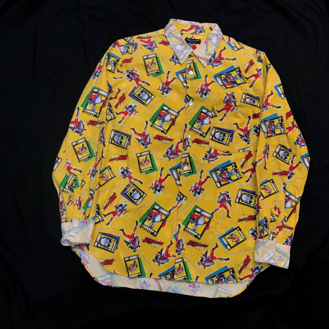 Comme des Garçons 03SS Kamen Rider Shirt — detail