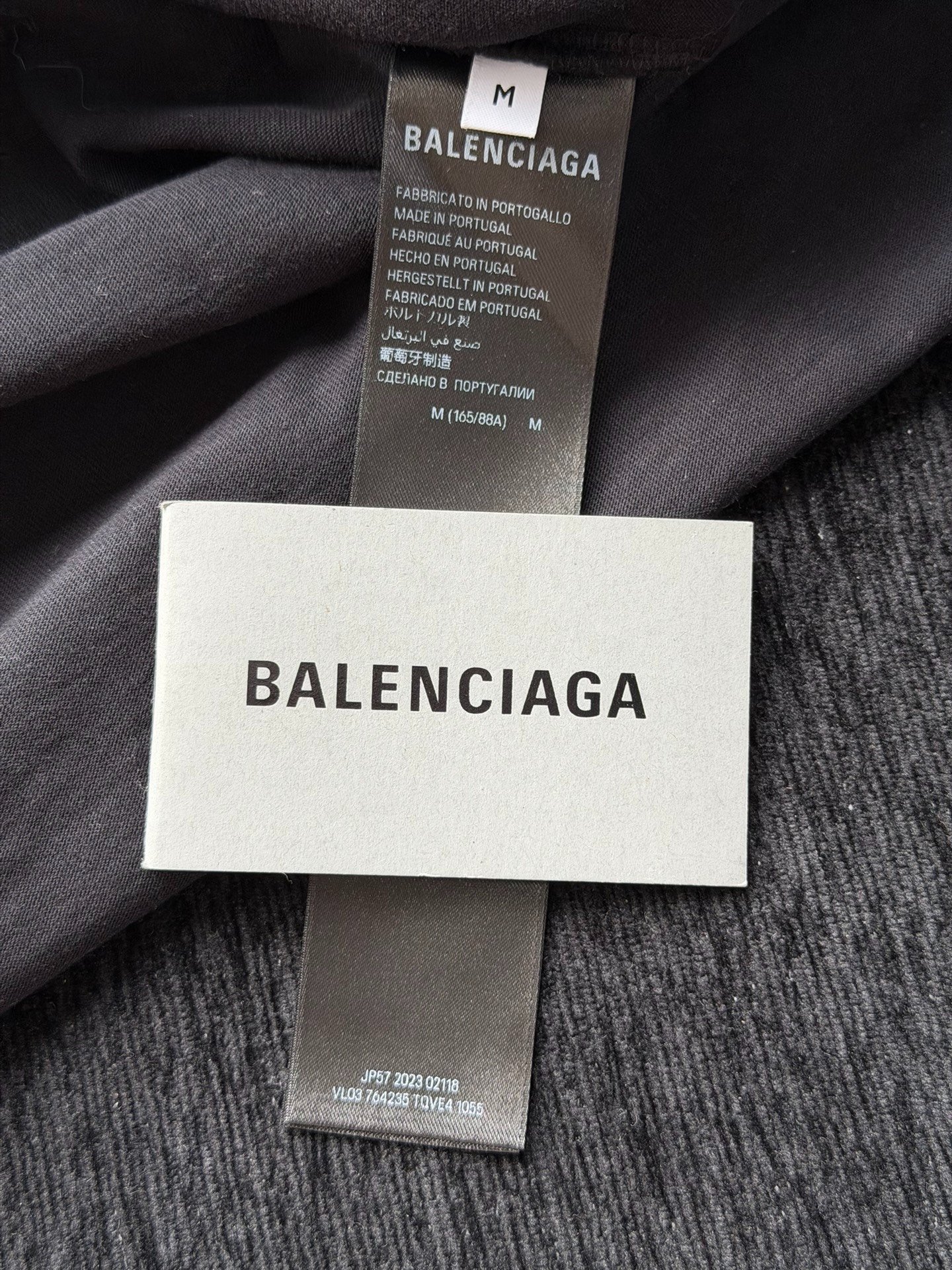 Balenciaga CD Logo Valentine Limited T-shirt — label