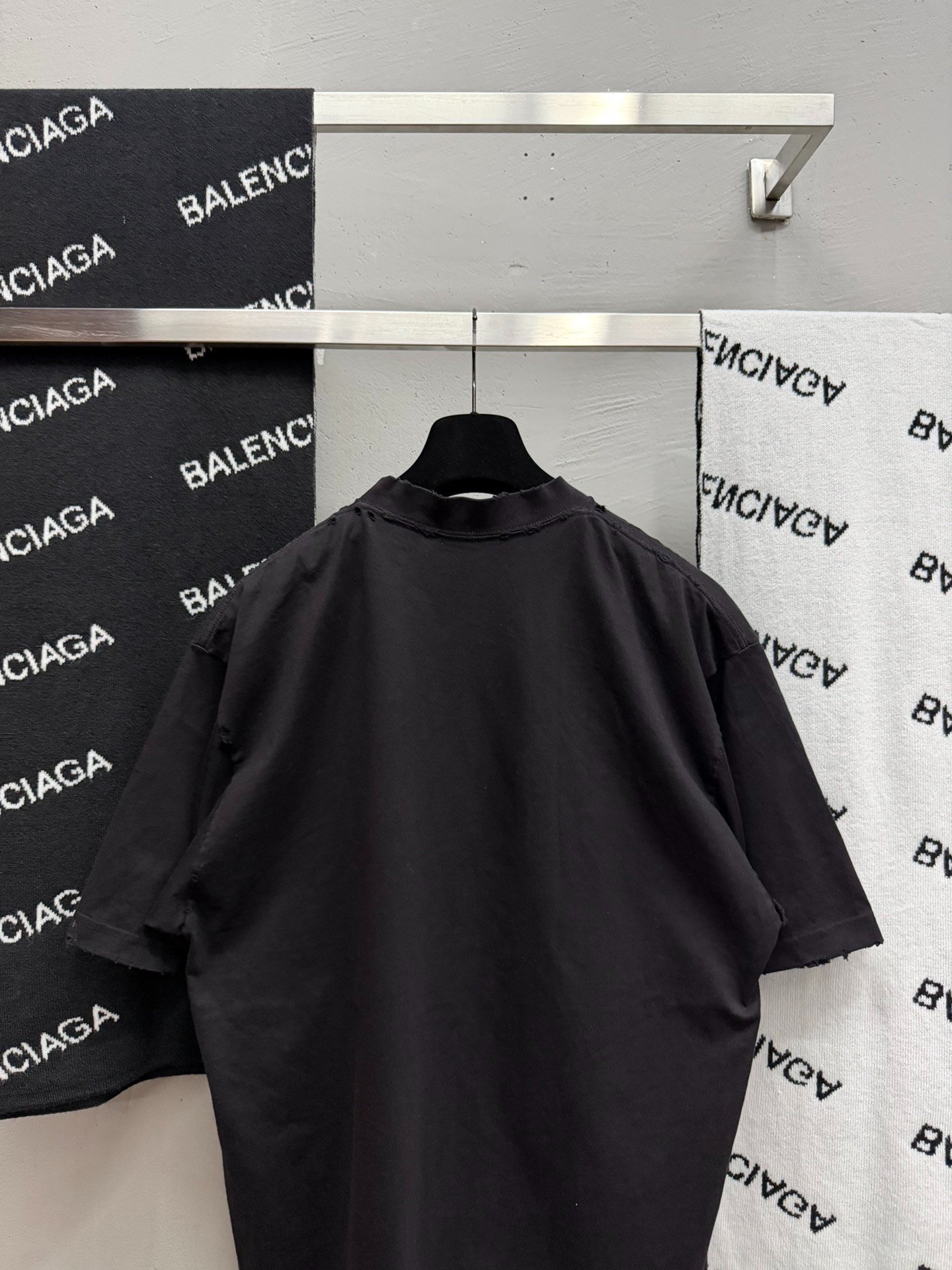 Balenciaga CD Logo Valentine Limited T-shirt — back