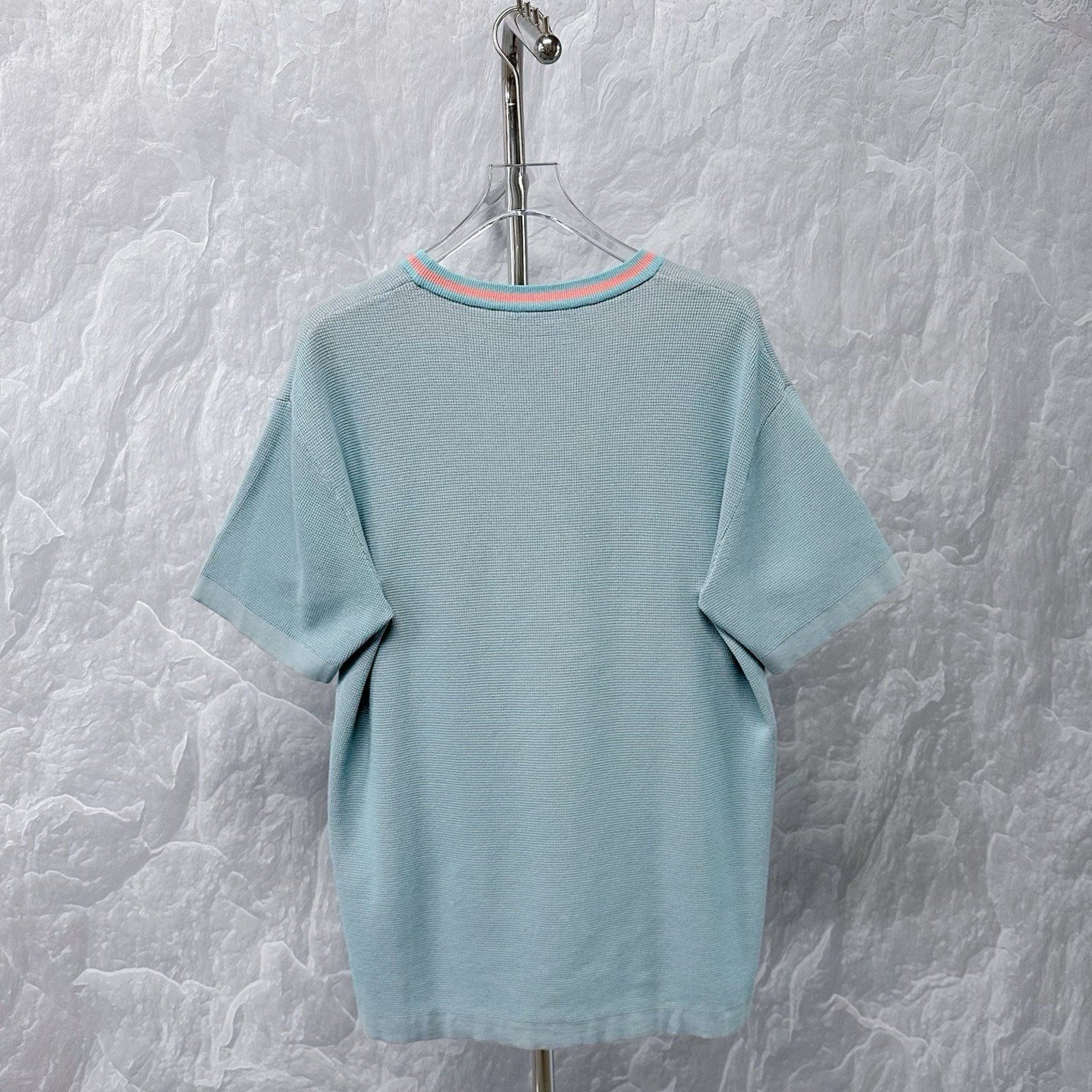 Louis Vuitton Dolphin Jacquard Striped Knit Tee — back