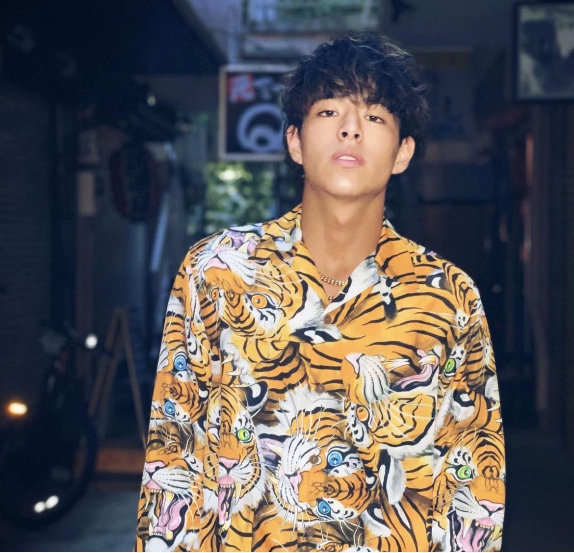 Wacko Maria Tiger Print Shirt — back