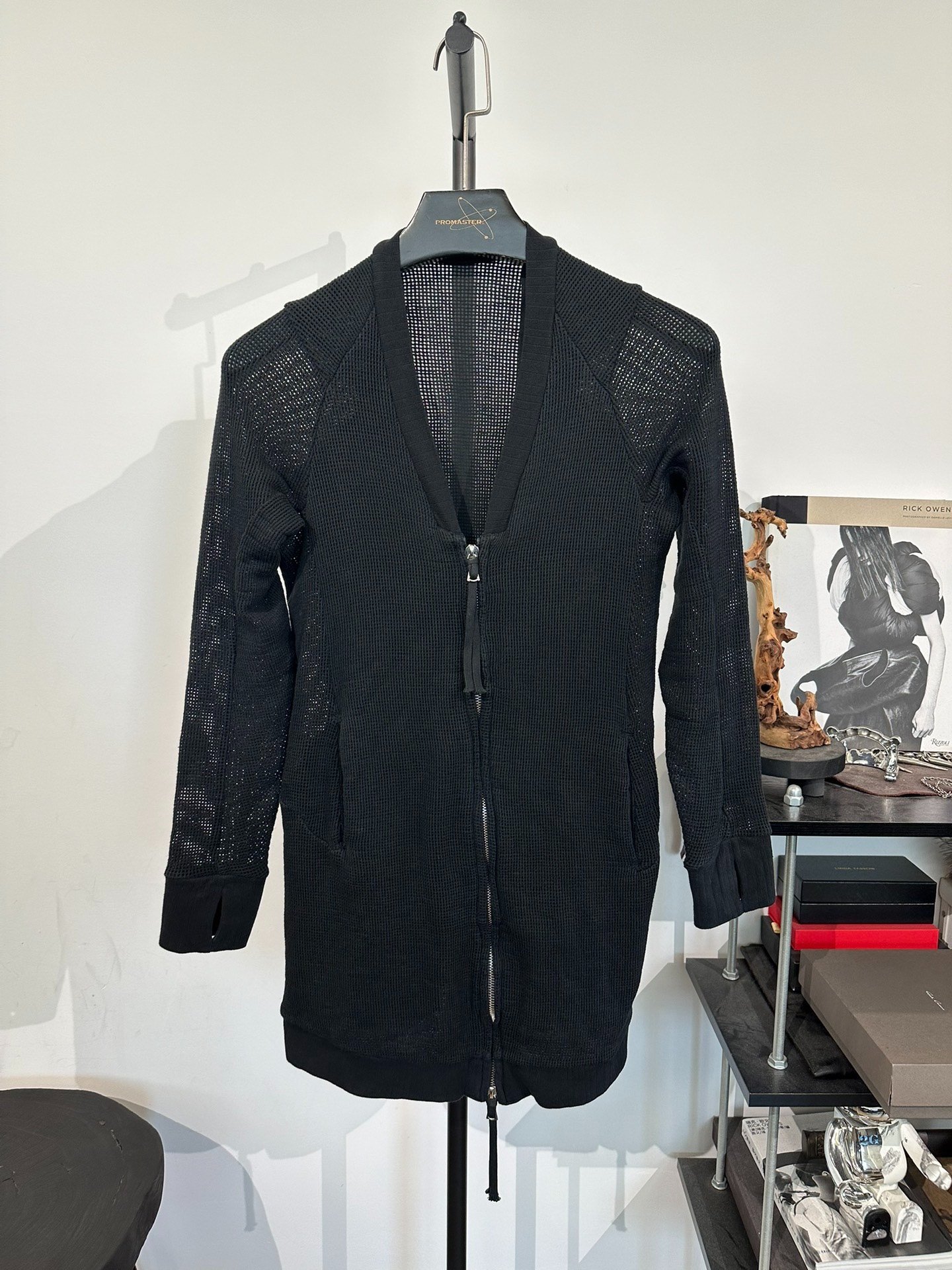 Boris Bidjan Saberi Mesh-Paneled Jacket — front