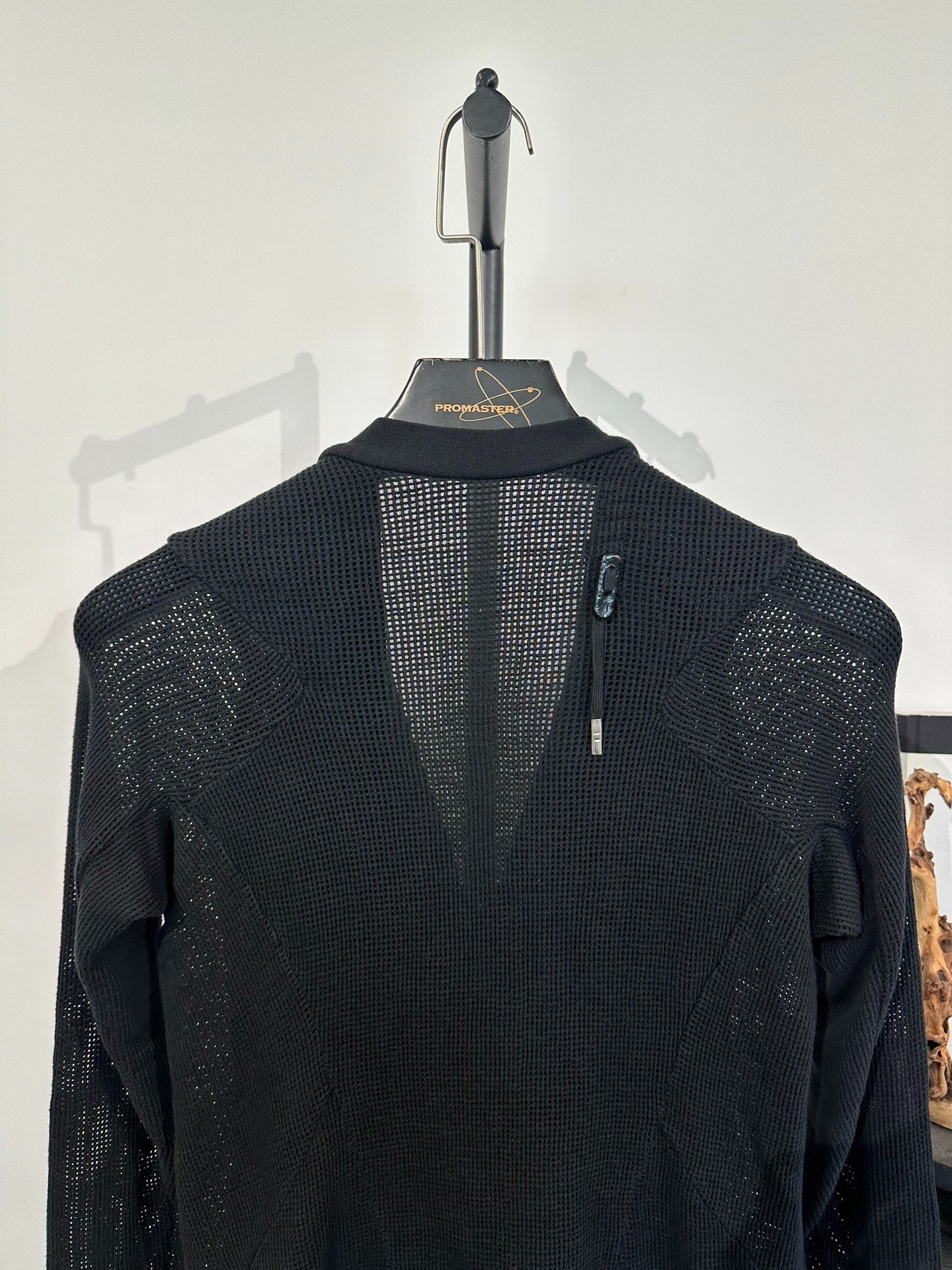 Boris Bidjan Saberi Mesh-Paneled Jacket — back