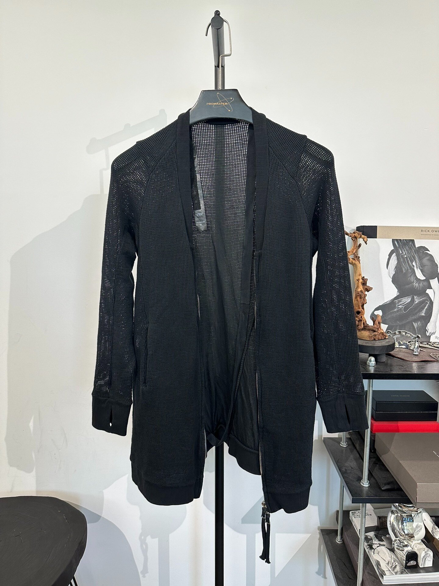 Boris Bidjan Saberi Mesh-Paneled Jacket — detail
