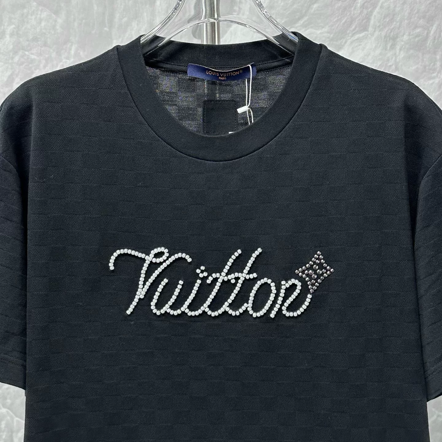 Louis Vuitton Nigo Beaded Logo Check Short Sleeve — front