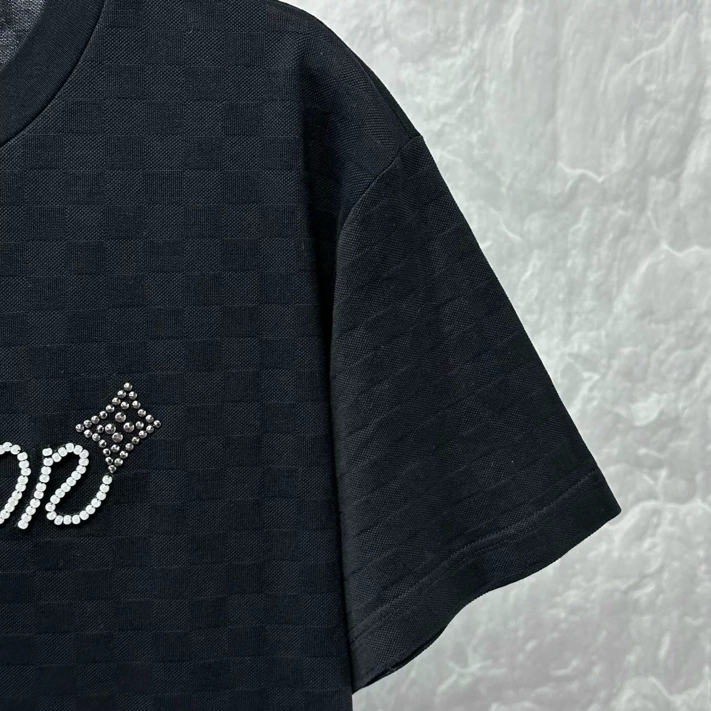 Louis Vuitton Nigo Beaded Logo Check Short Sleeve — detail