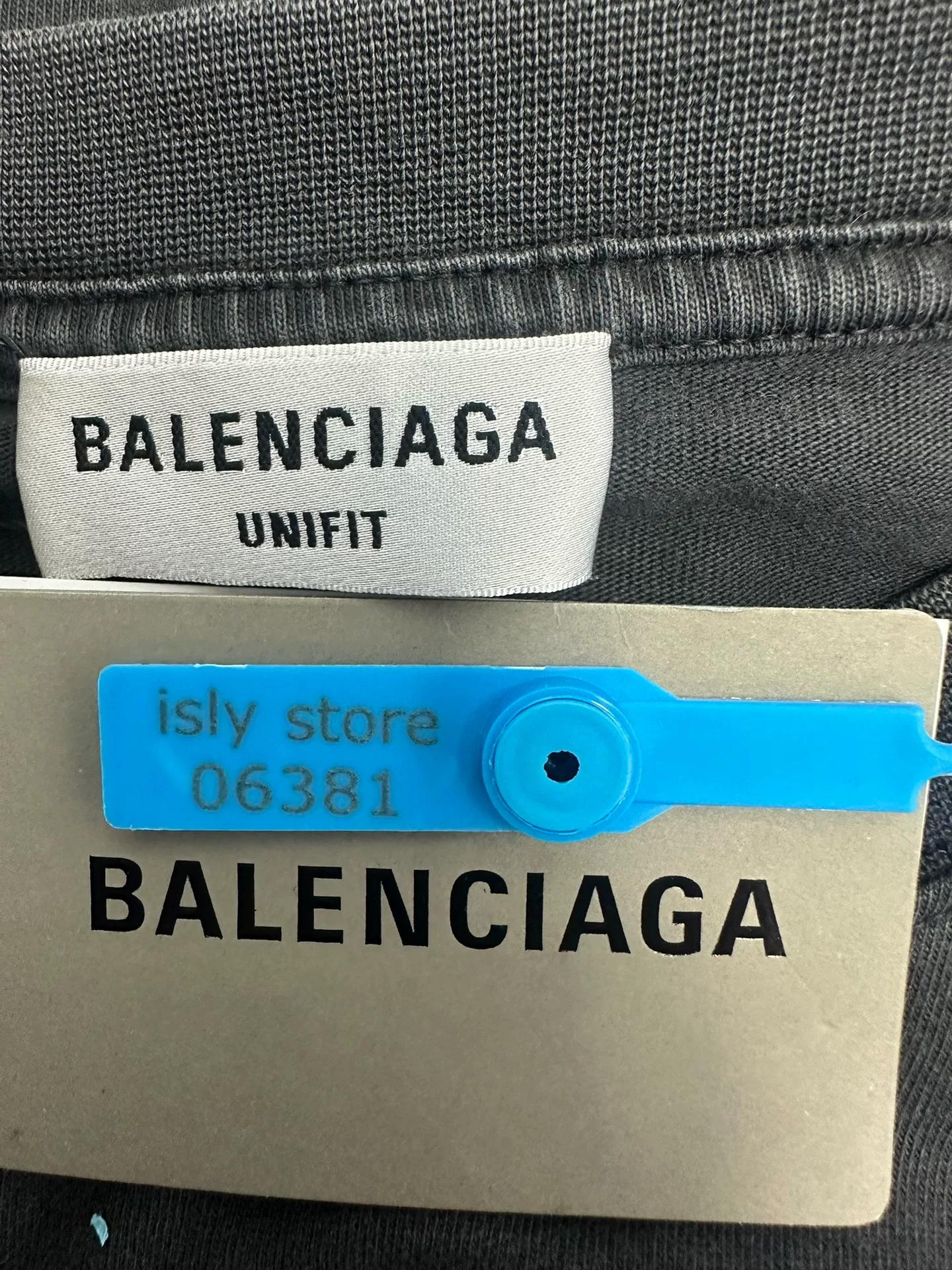 Balenciaga EST 1917 Back Print T-shirt — back