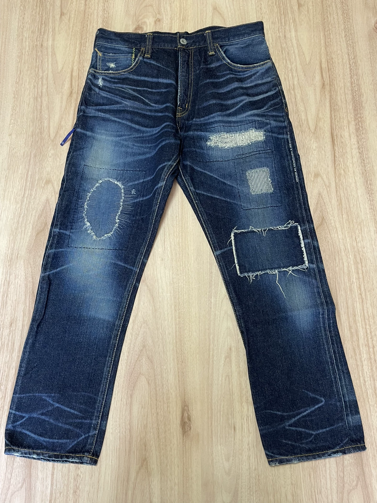 DENIM BY VANQUISH Fragment Cropped Jeans