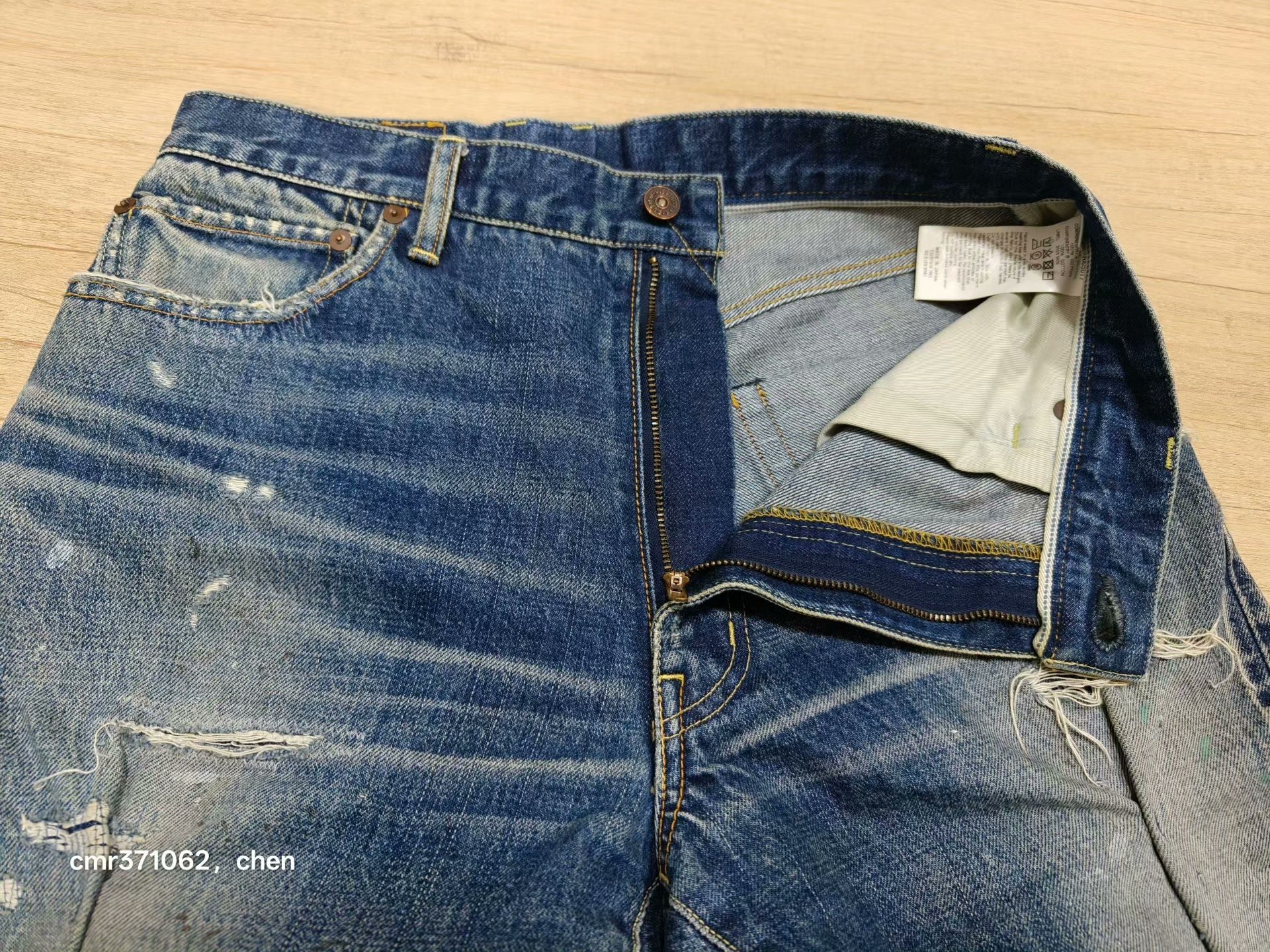 VISVIM 22SS JOURNEYMAN PANTS D27 — label