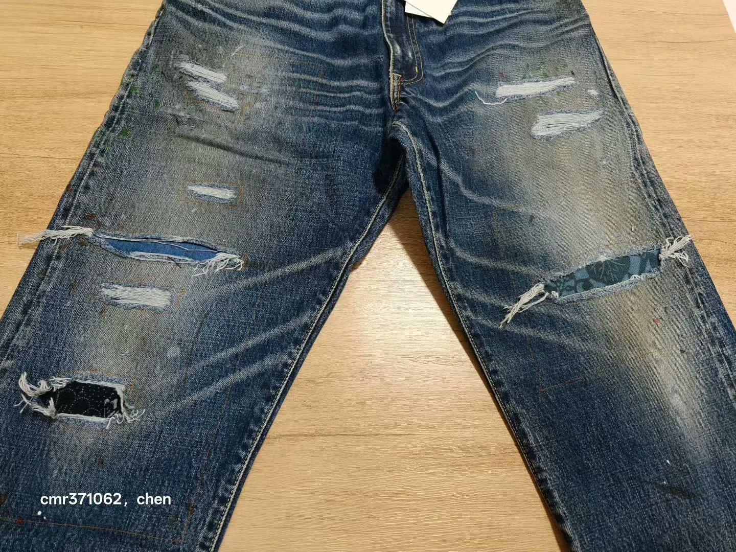 visvim 21 ICT Journeyman Pants Tacked Crash — back