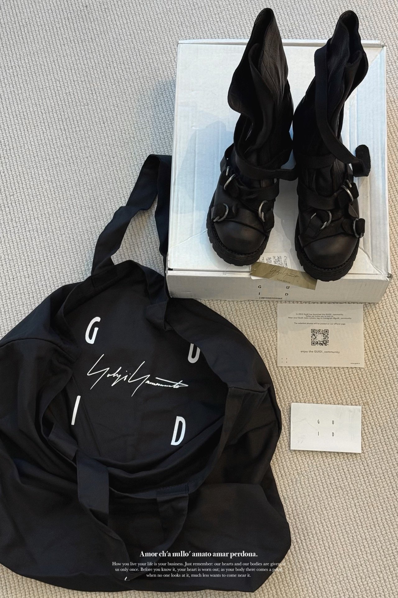 Yohji Yamamoto x Guidi Leather Boots