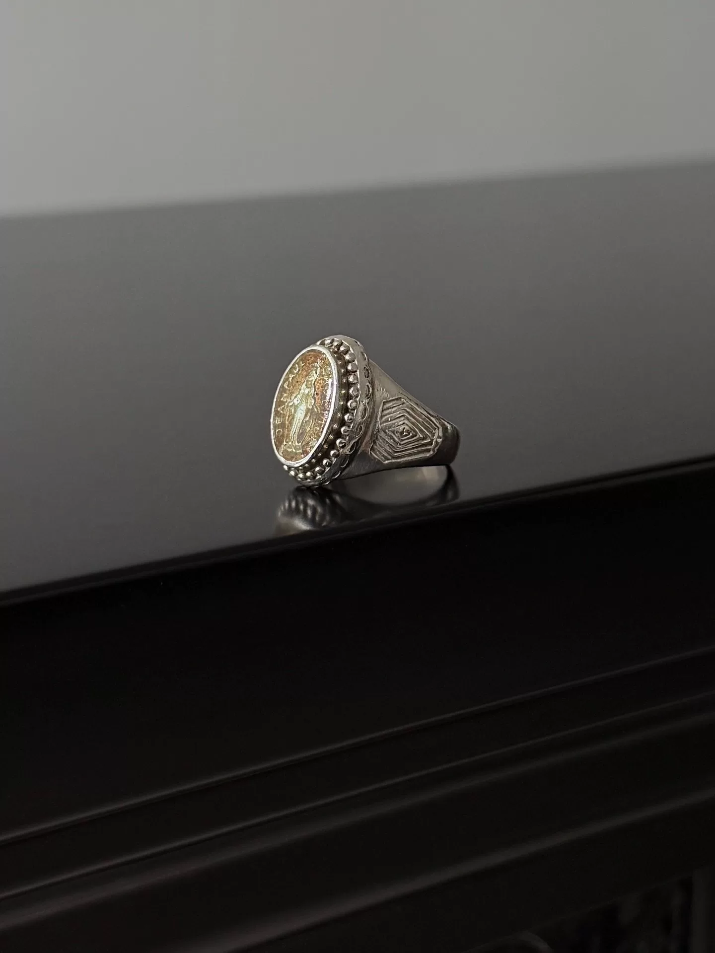 Jean Paul Gaultier JPG Archive Silver925 Madonna Ring — detail