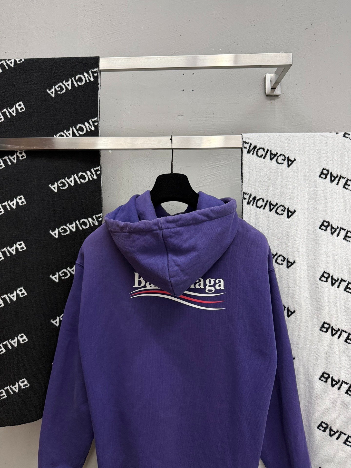 Balenciaga Cola Wave Hoodie — back