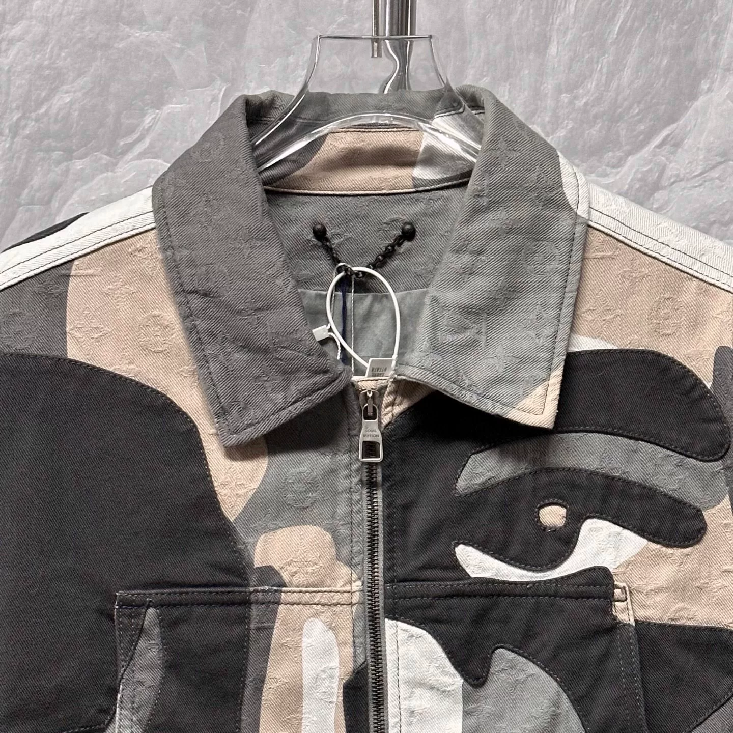 Louis Vuitton Portrait Patchwork Denim Jacket — front