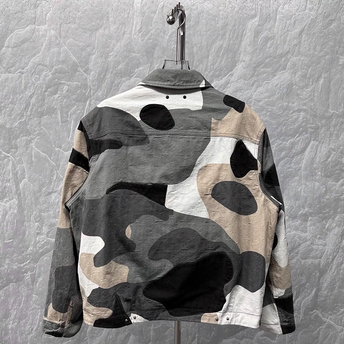 Louis Vuitton Portrait Patchwork Denim Jacket — back