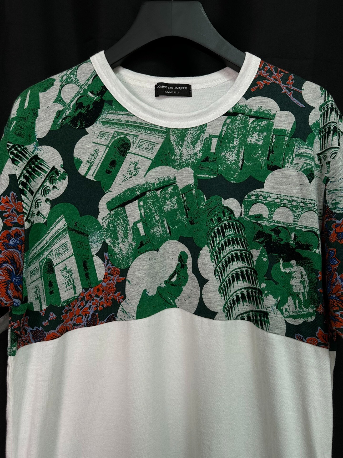 Comme des Garçons 01SS Travel T-shirt — detail