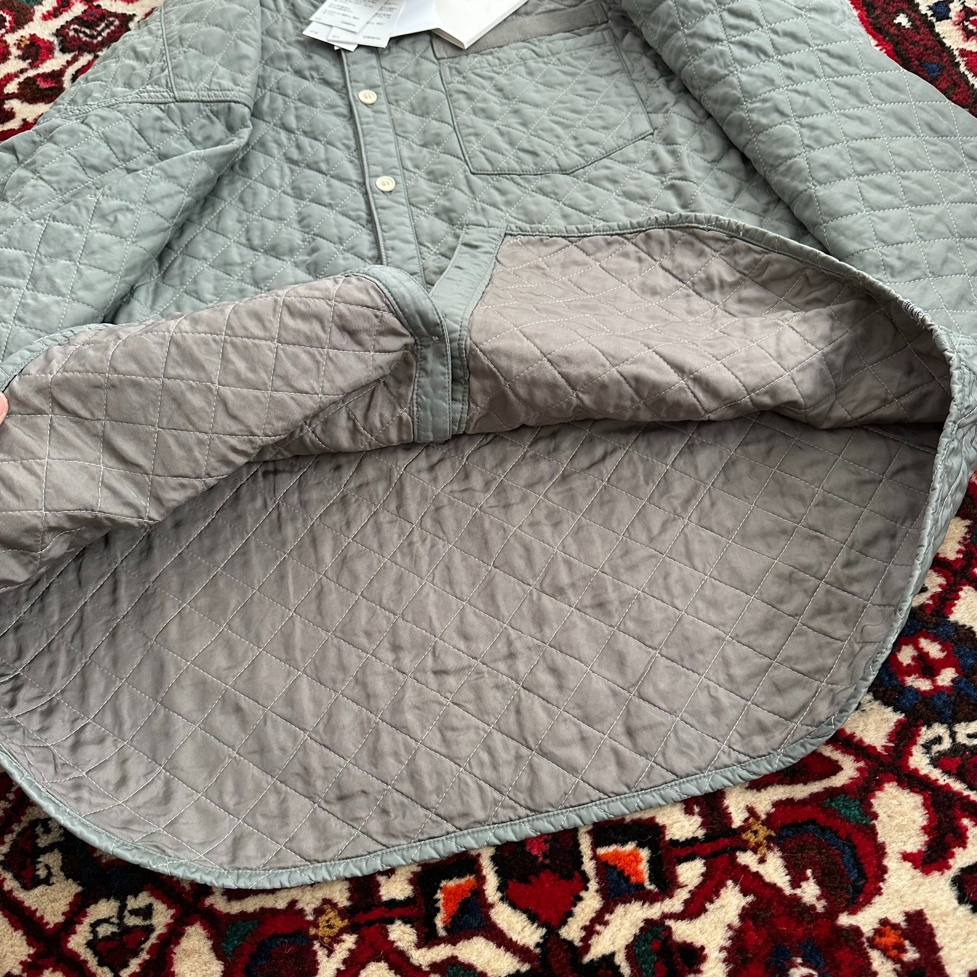 VISVIM 23AW Quilted Plamer Shirt — back