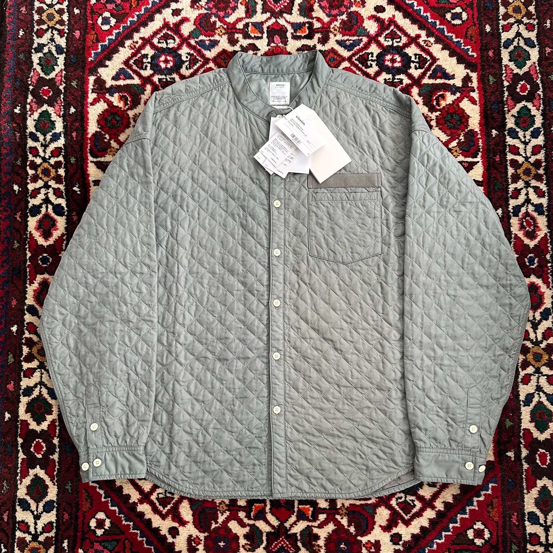 VISVIM 23AW Quilted Plamer Shirt — front