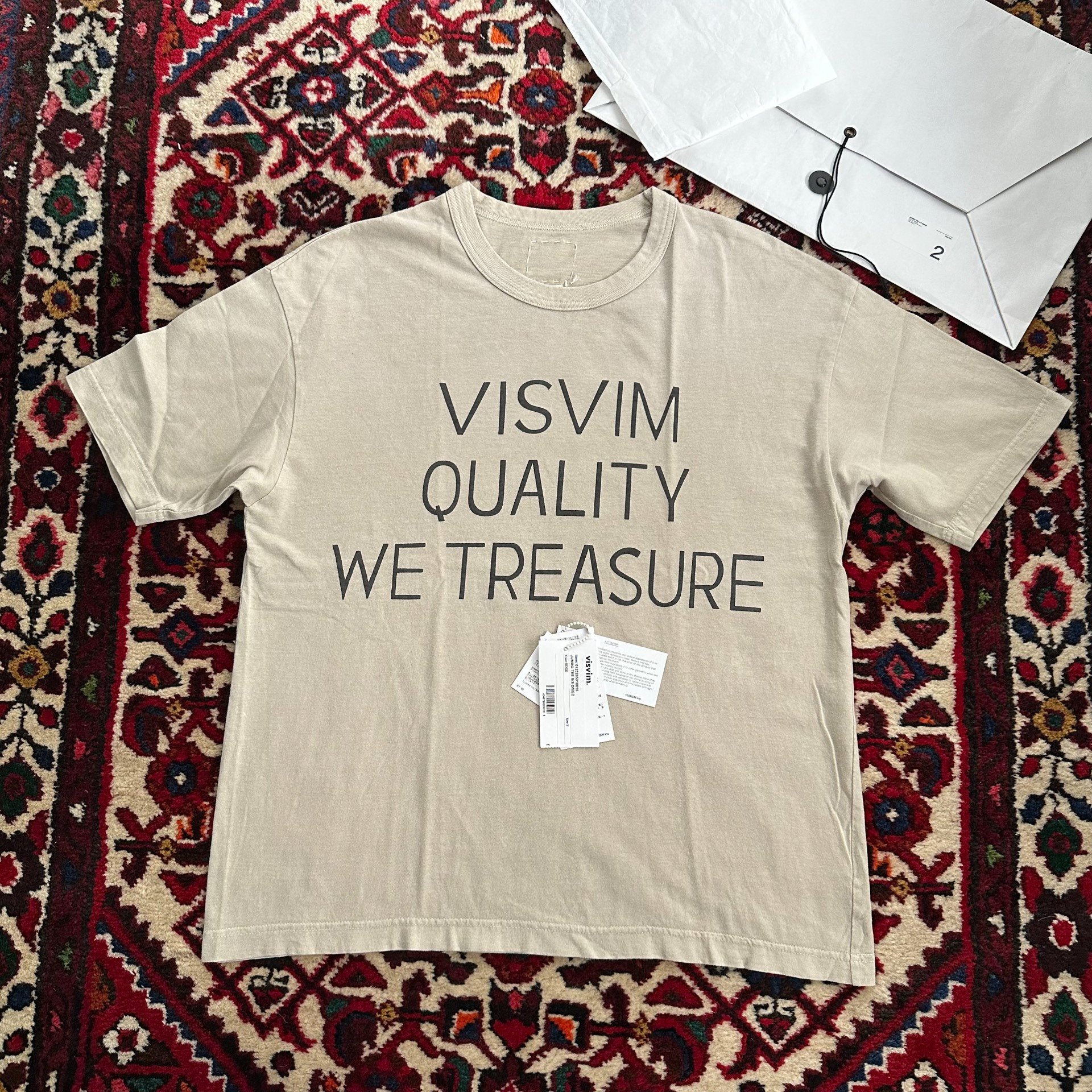 visvim 25AW JUMBO TEE S/S — front