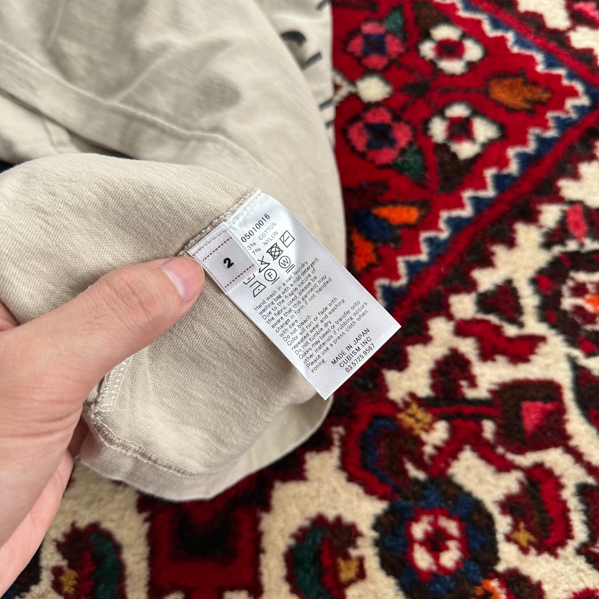 visvim 25AW JUMBO TEE S/S — label