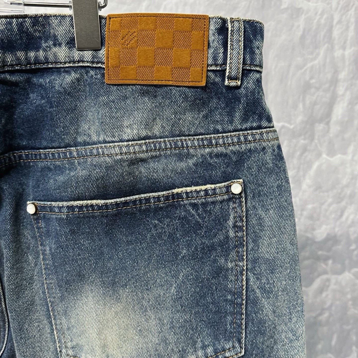 Louis Vuitton SS25 Washed Denim Pants — detail