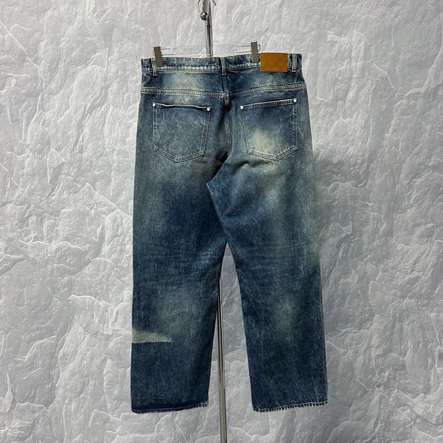 Louis Vuitton SS25 Washed Denim Pants — back