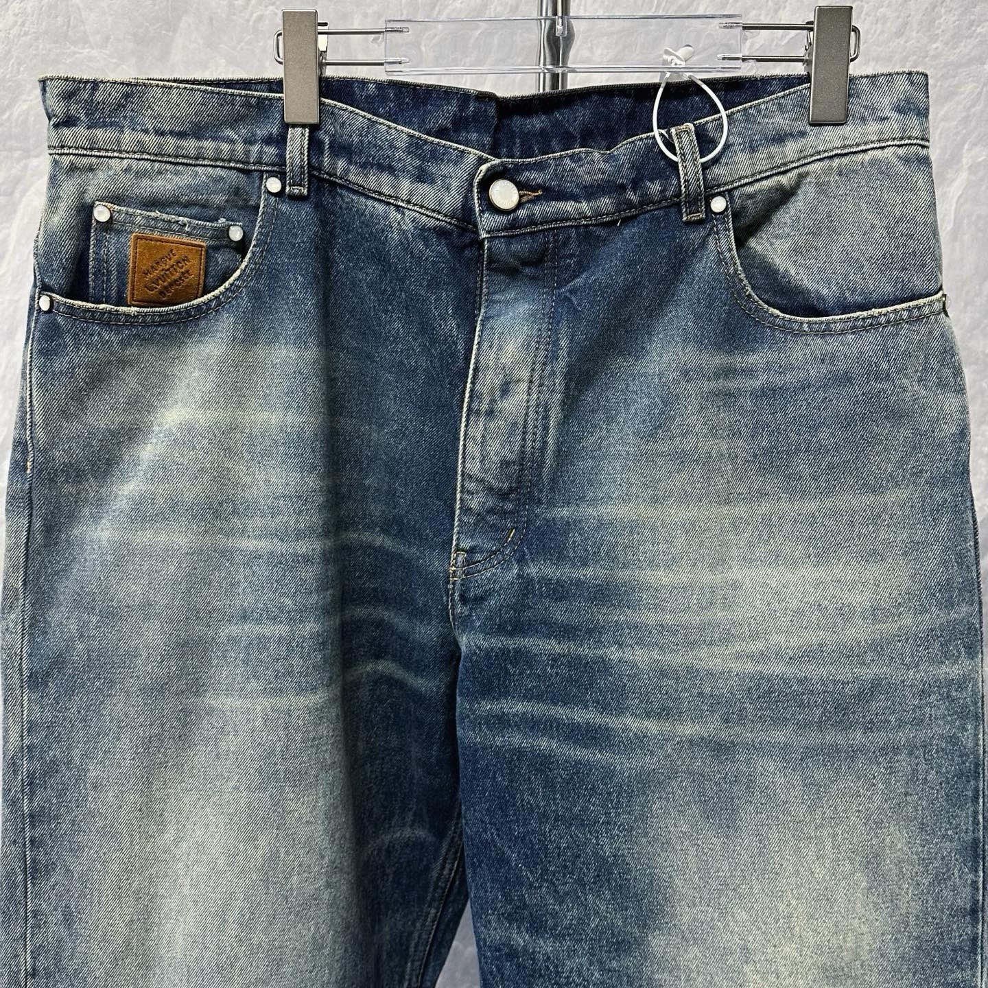 Louis Vuitton SS25 Washed Denim Pants — front