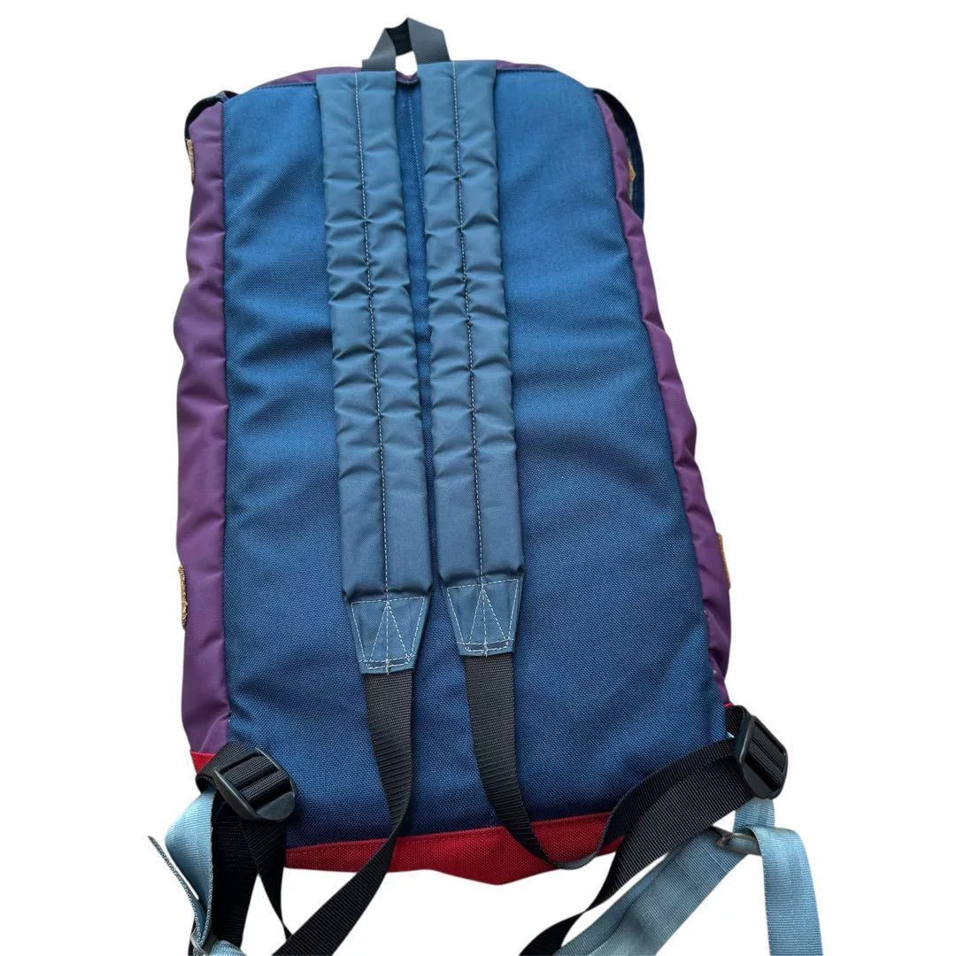 Porter Violet Color Block Backpack — detail