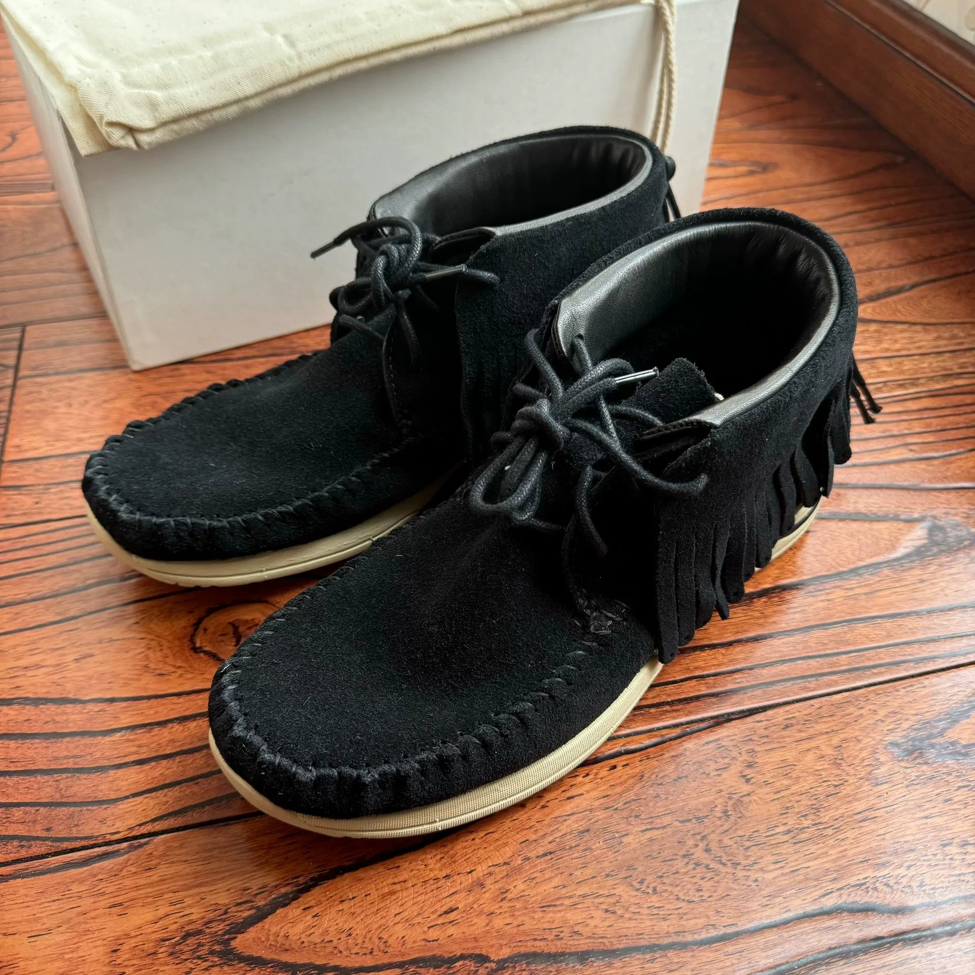 Visvim 21ss FBT Shaman Fringe Casual Shoes