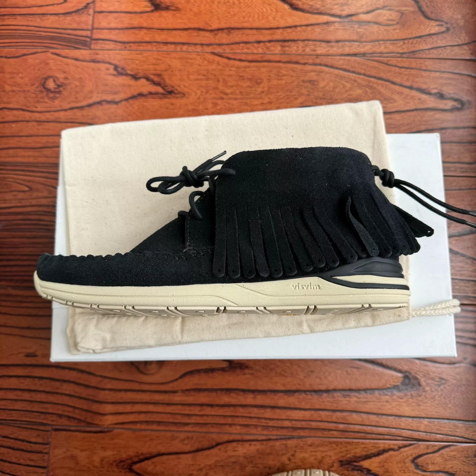 Visvim 21ss FBT Shaman Fringe Casual Shoes — detail
