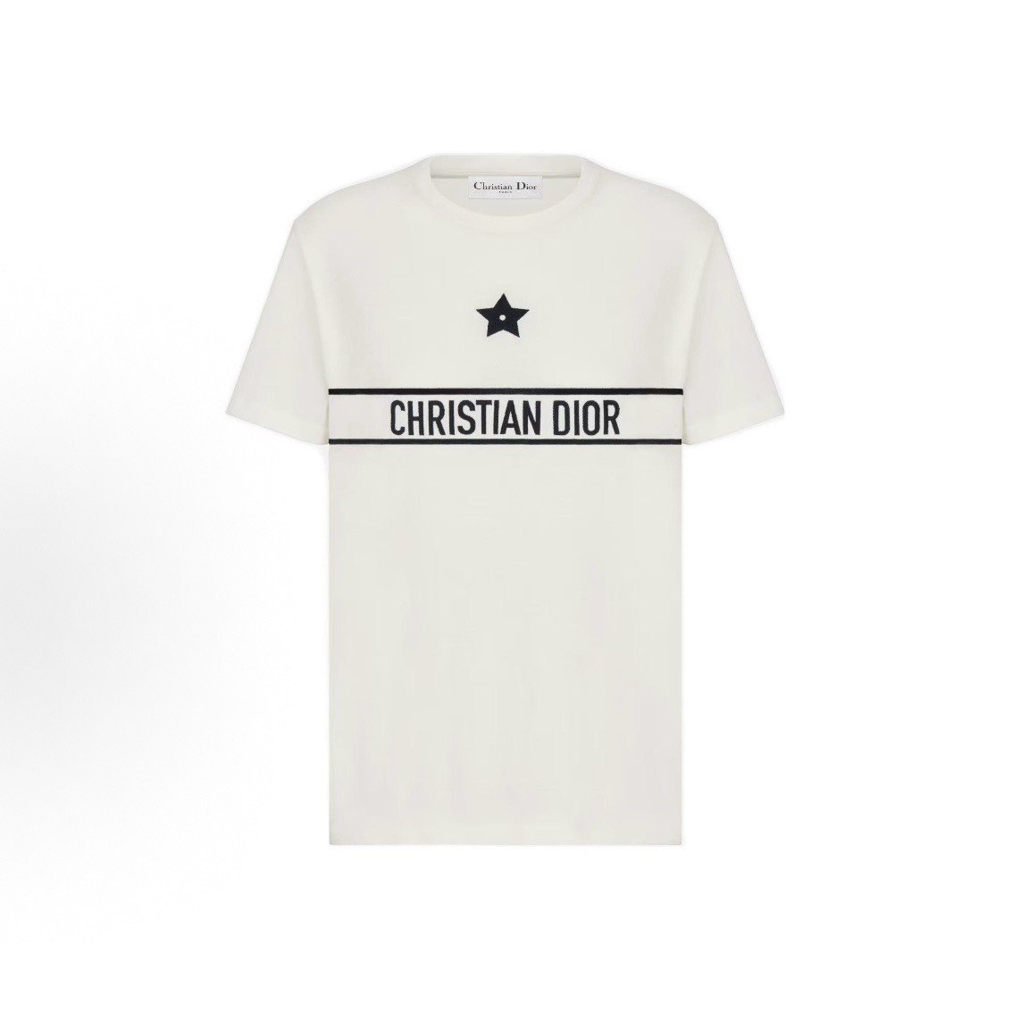 DIOR Embroidered Star Letter Tee