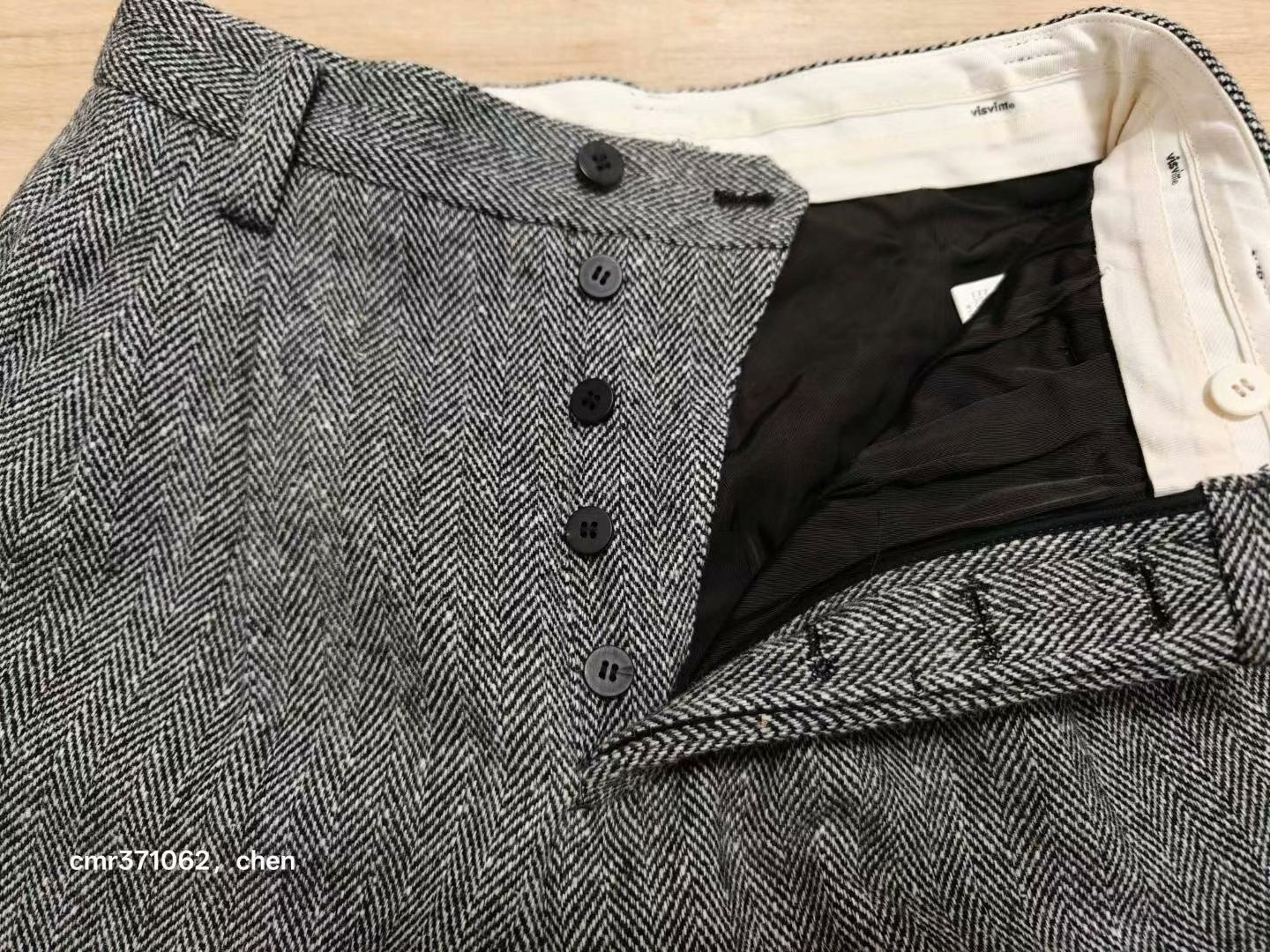 VISVIM 24AW RUSSO PANTS (DONEGAL TWEED) — detail