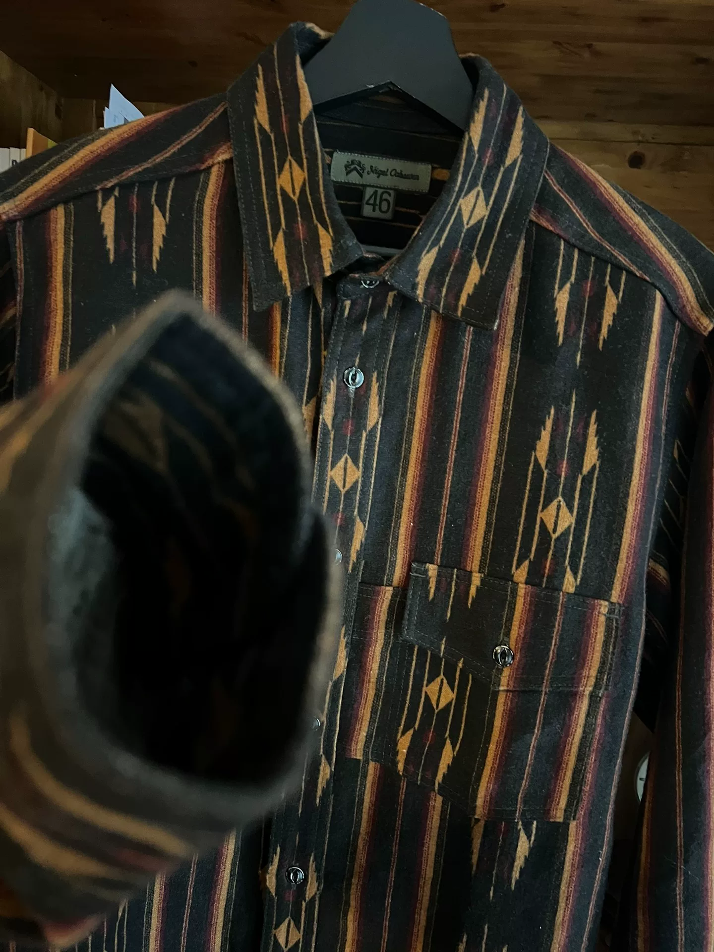 Nigel Cabourn Navajo Shirt — back