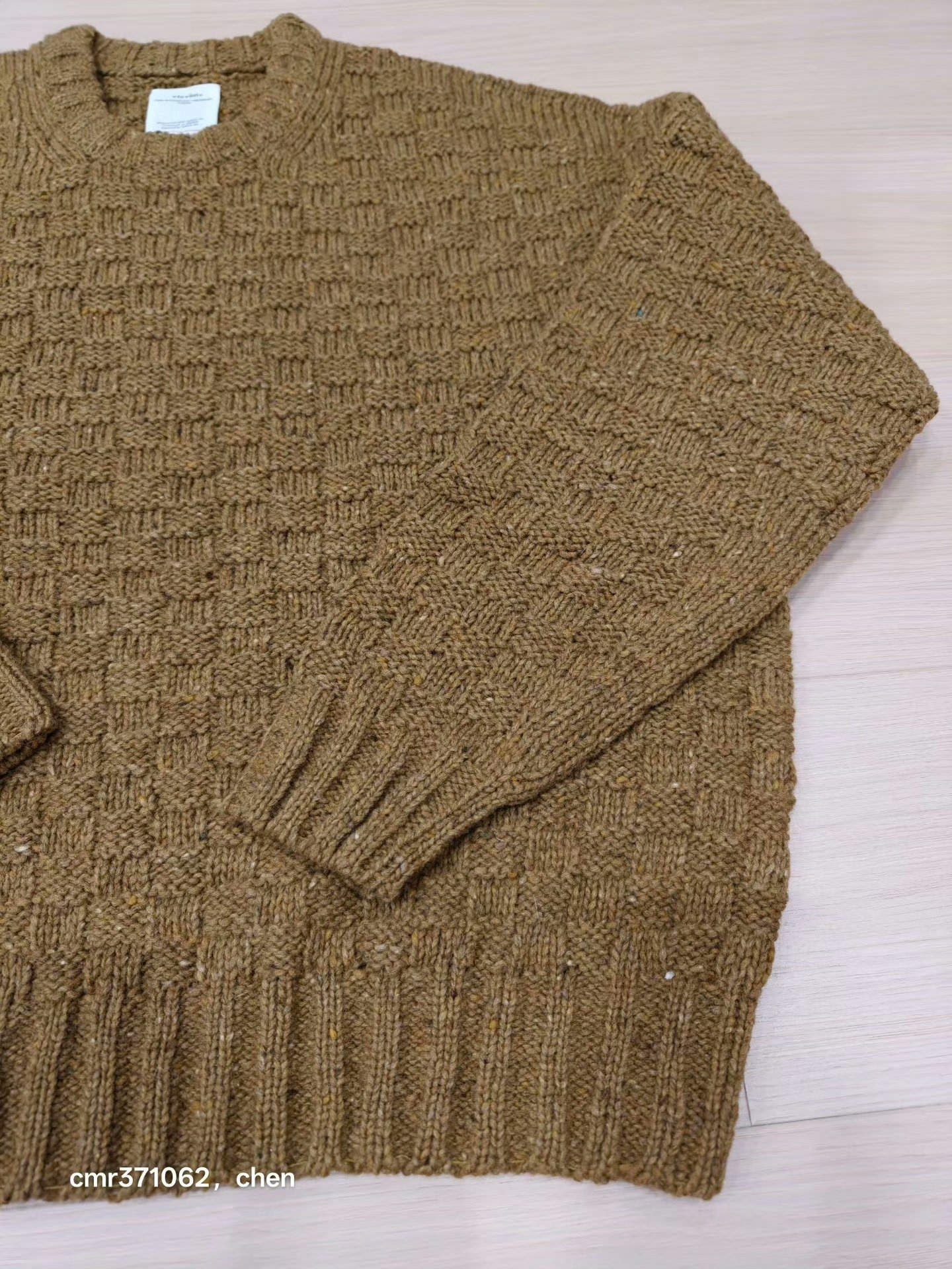 VISVIM 22AW AMPLUS CREW KNIT — front
