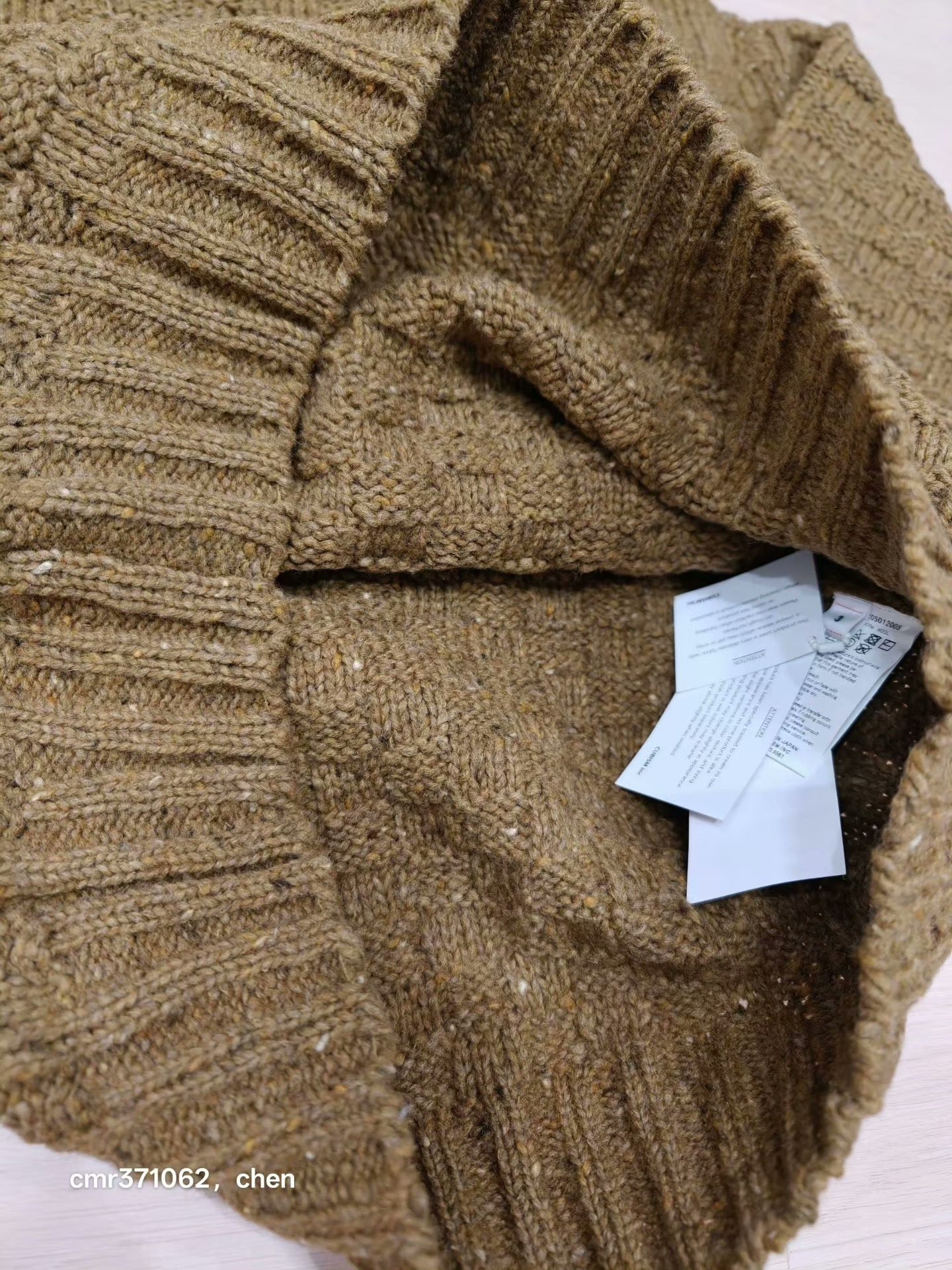 VISVIM 22AW AMPLUS CREW KNIT — back