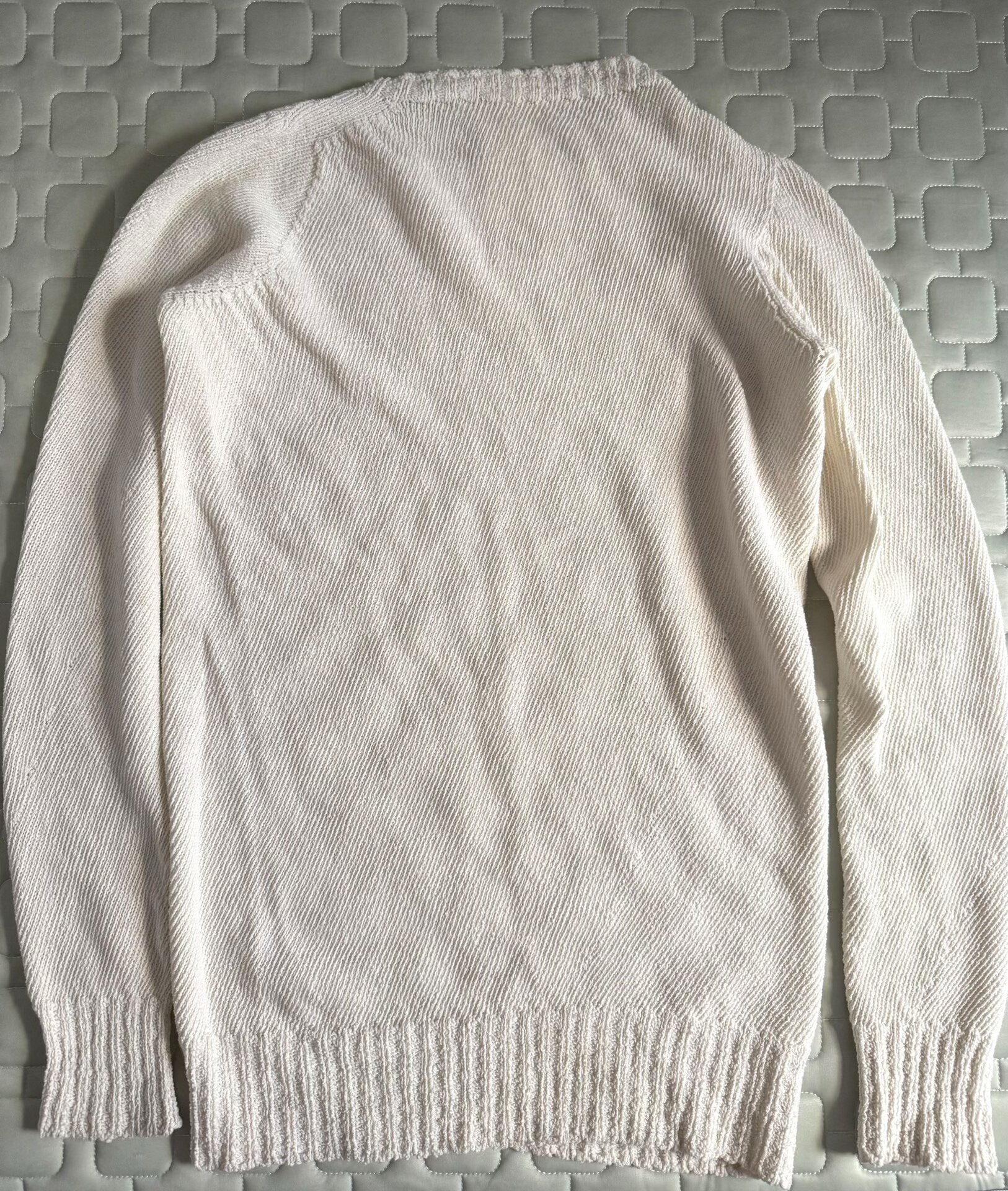 Carol Christian Poell Warm White Sweater — label