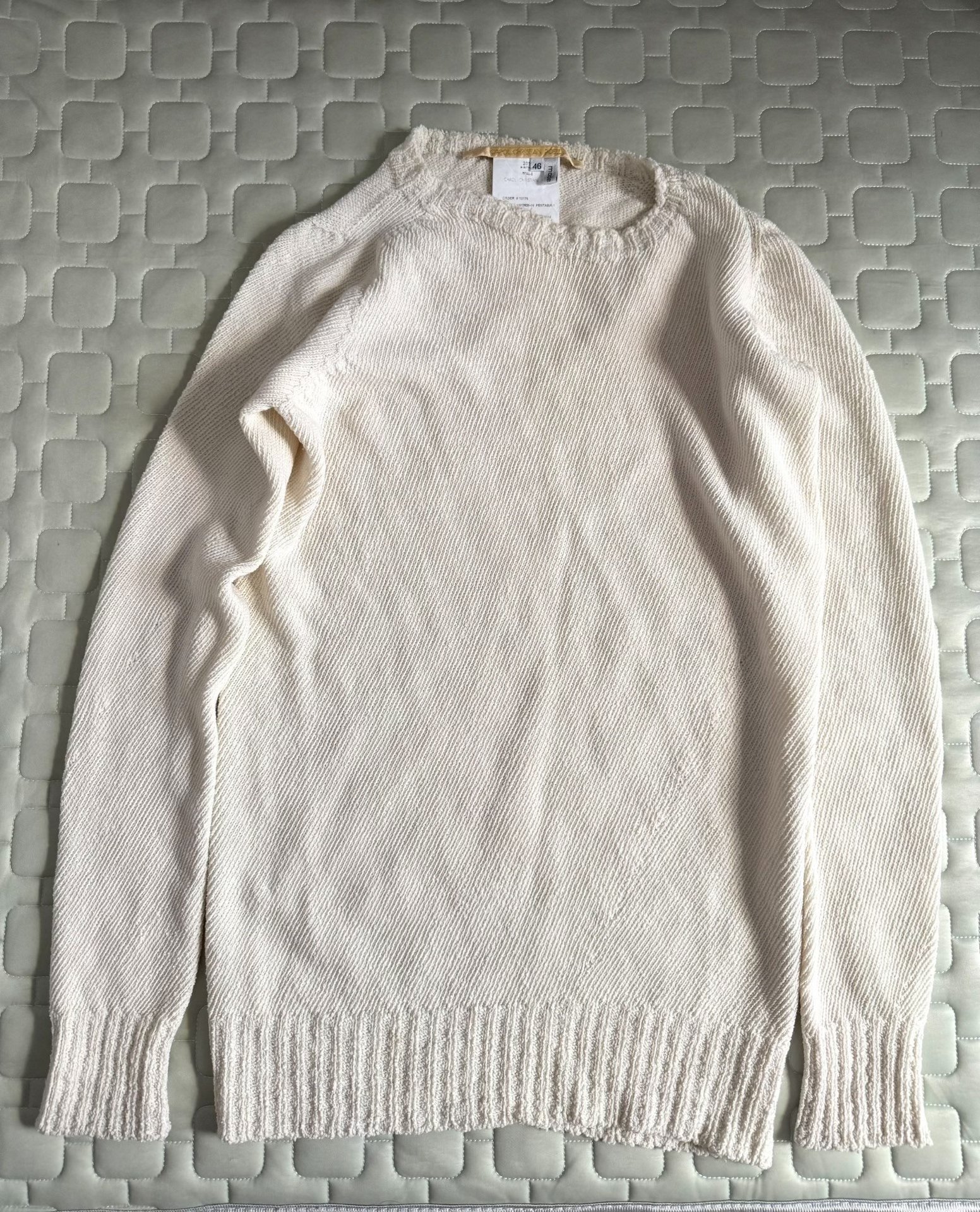 Carol Christian Poell Warm White Sweater — back