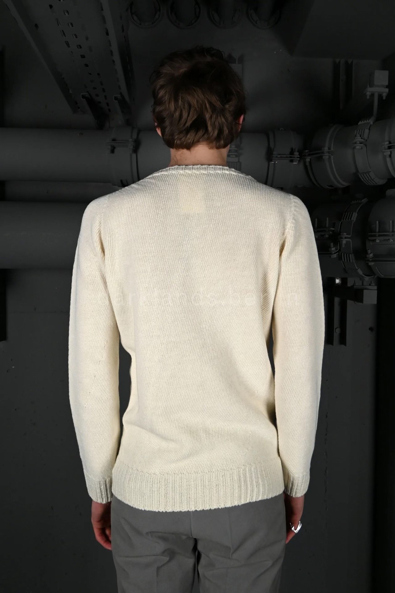Carol Christian Poell Warm White Sweater — detail
